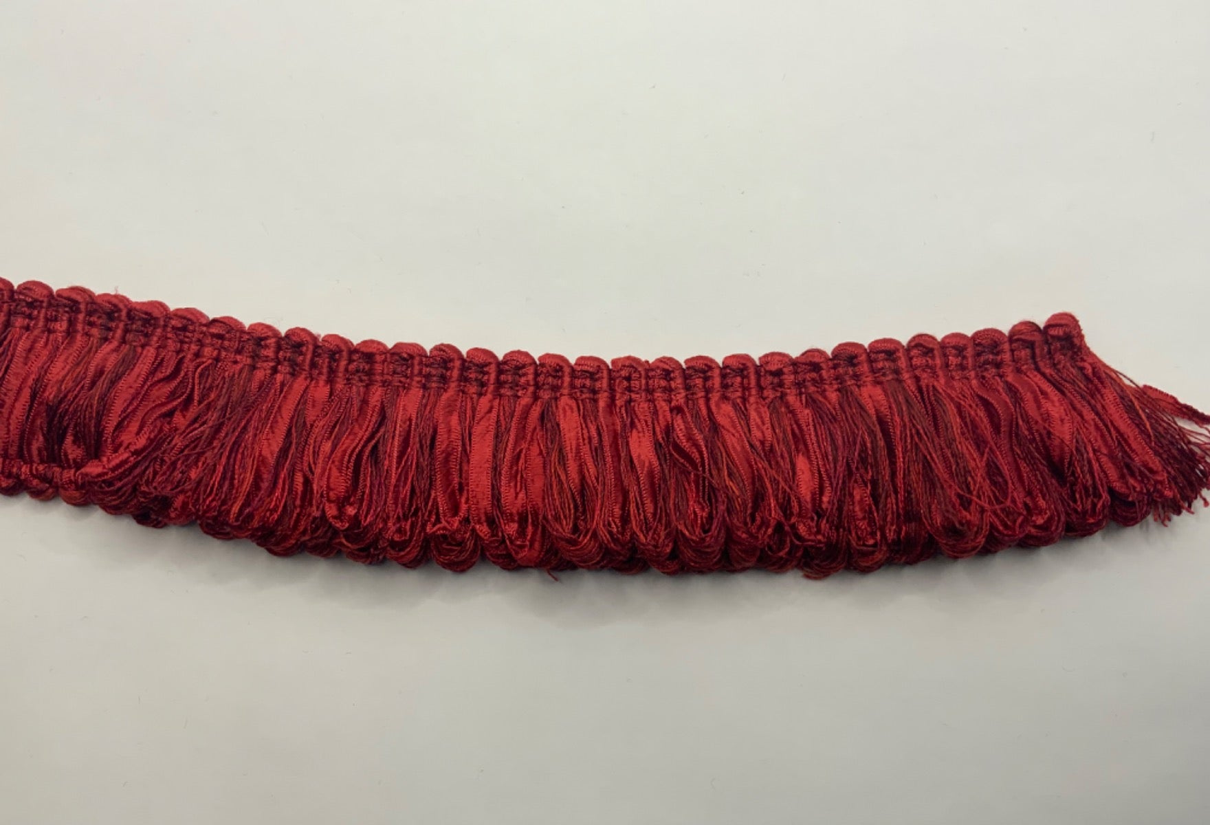 Large Ruche Fringe Trim Wine