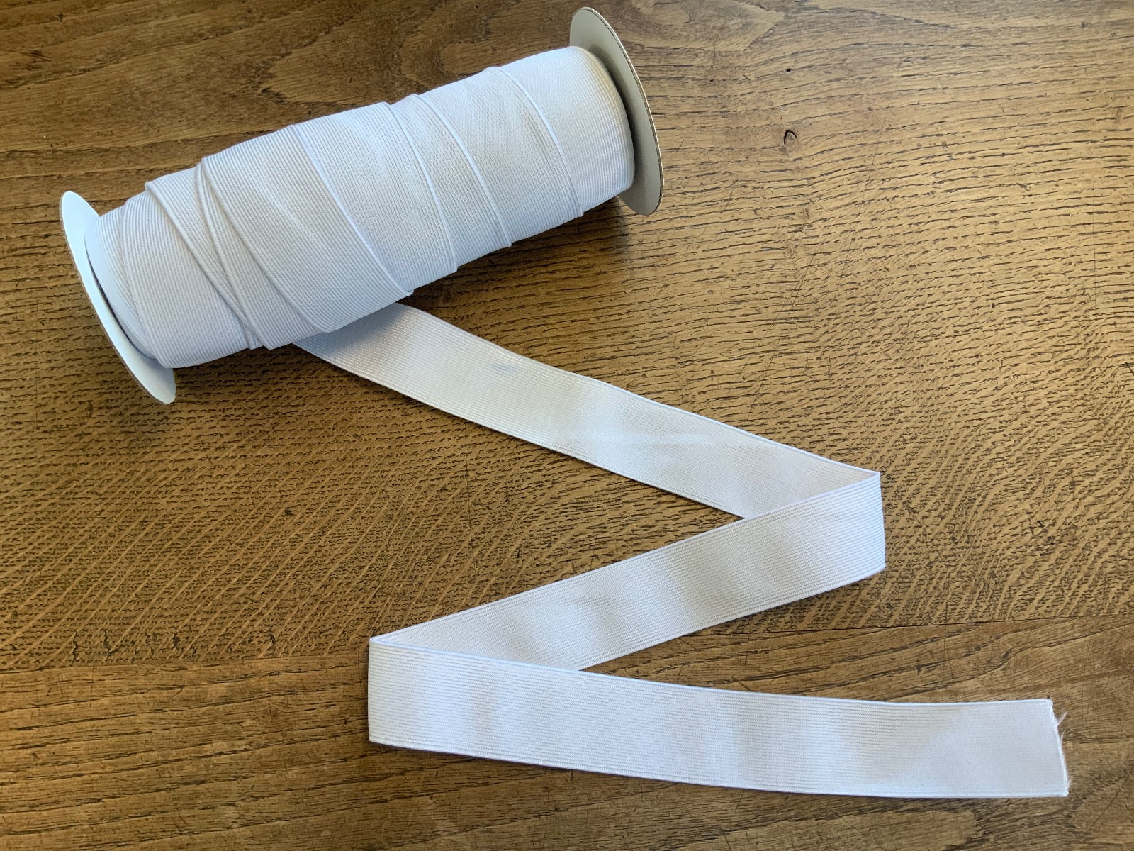 1.5 Inch 38mm White Elastic Stretch Trim Haberdashery