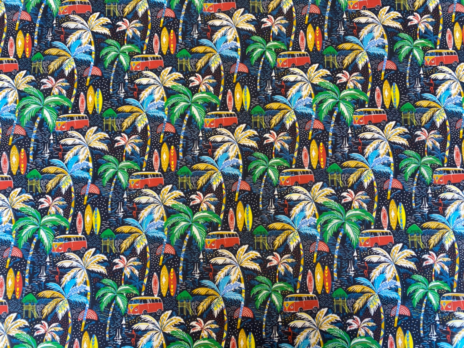 H316 Surf's Up Cotton Multi