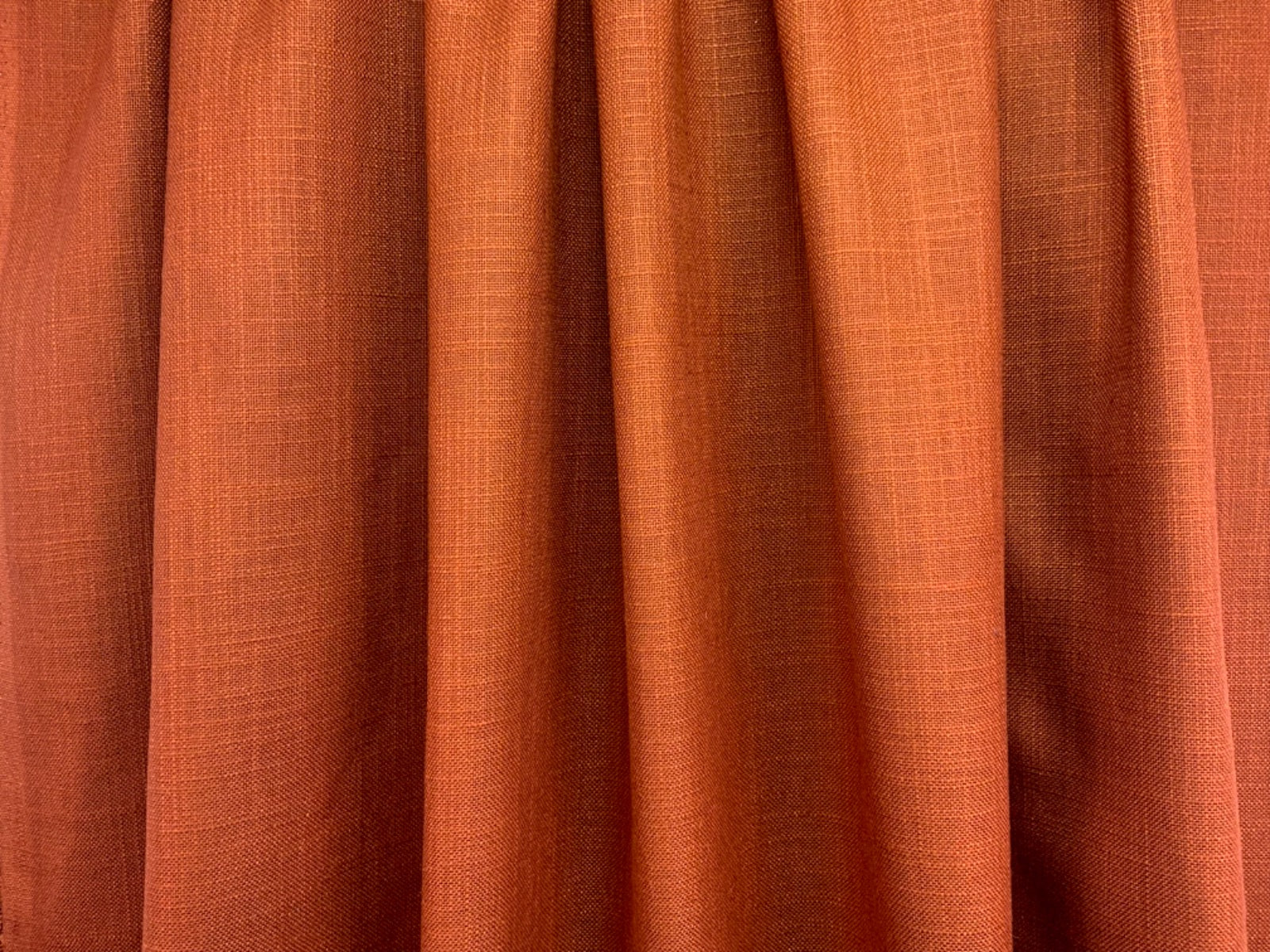 S246 Interiors Soft Drape Linen Henna Rust