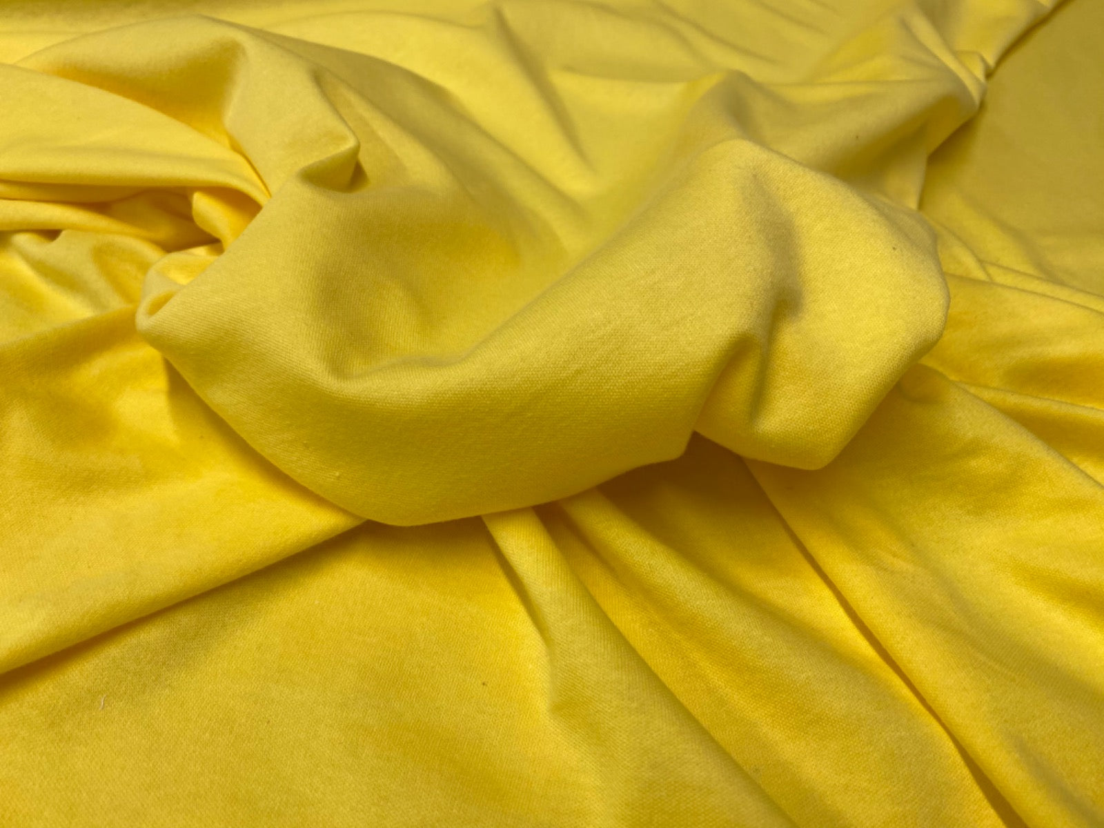 Plain Cotton Interlock Jersey Yellow Tex Ex 2752