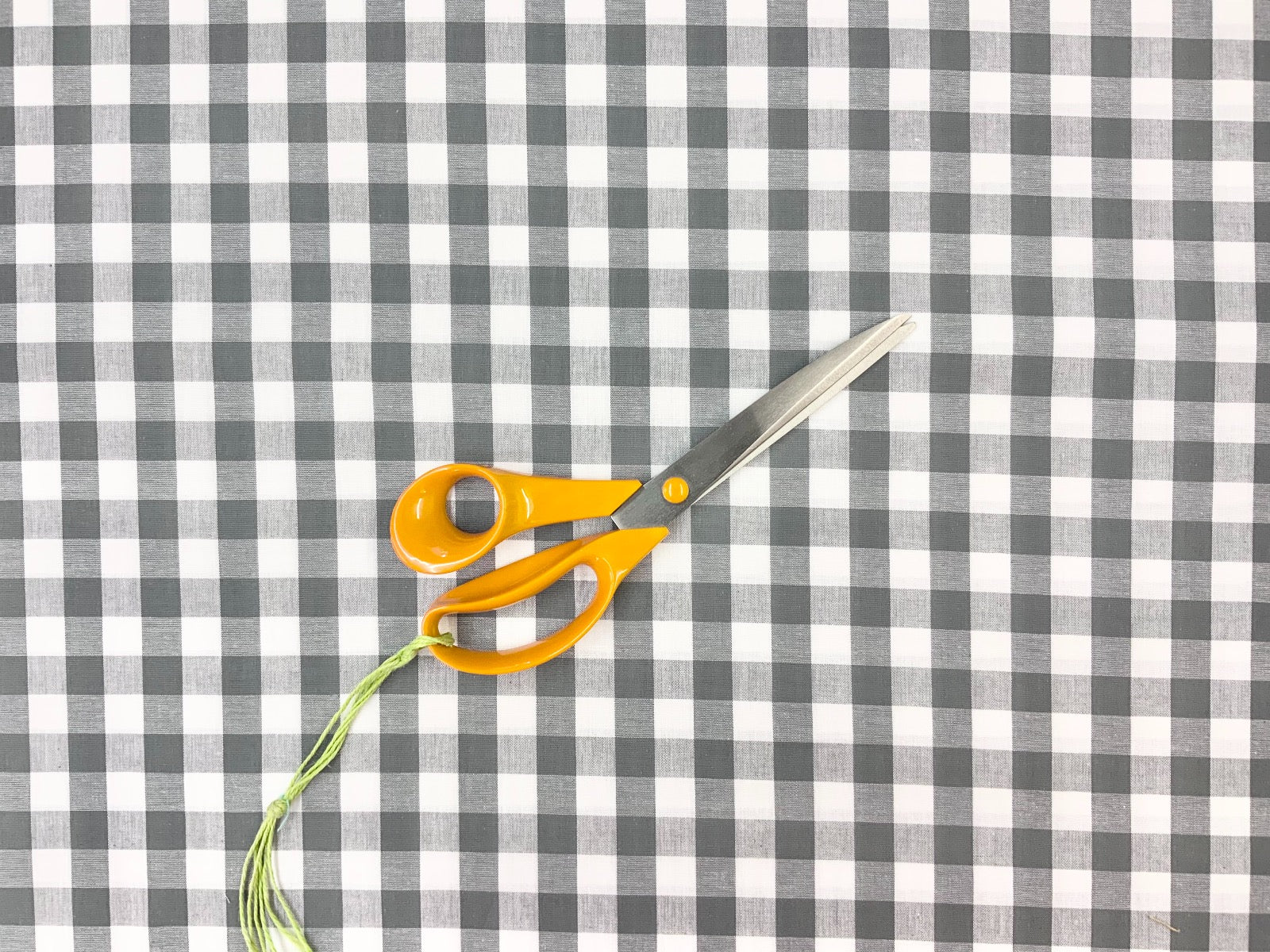 Cotton Gingham Stone B312