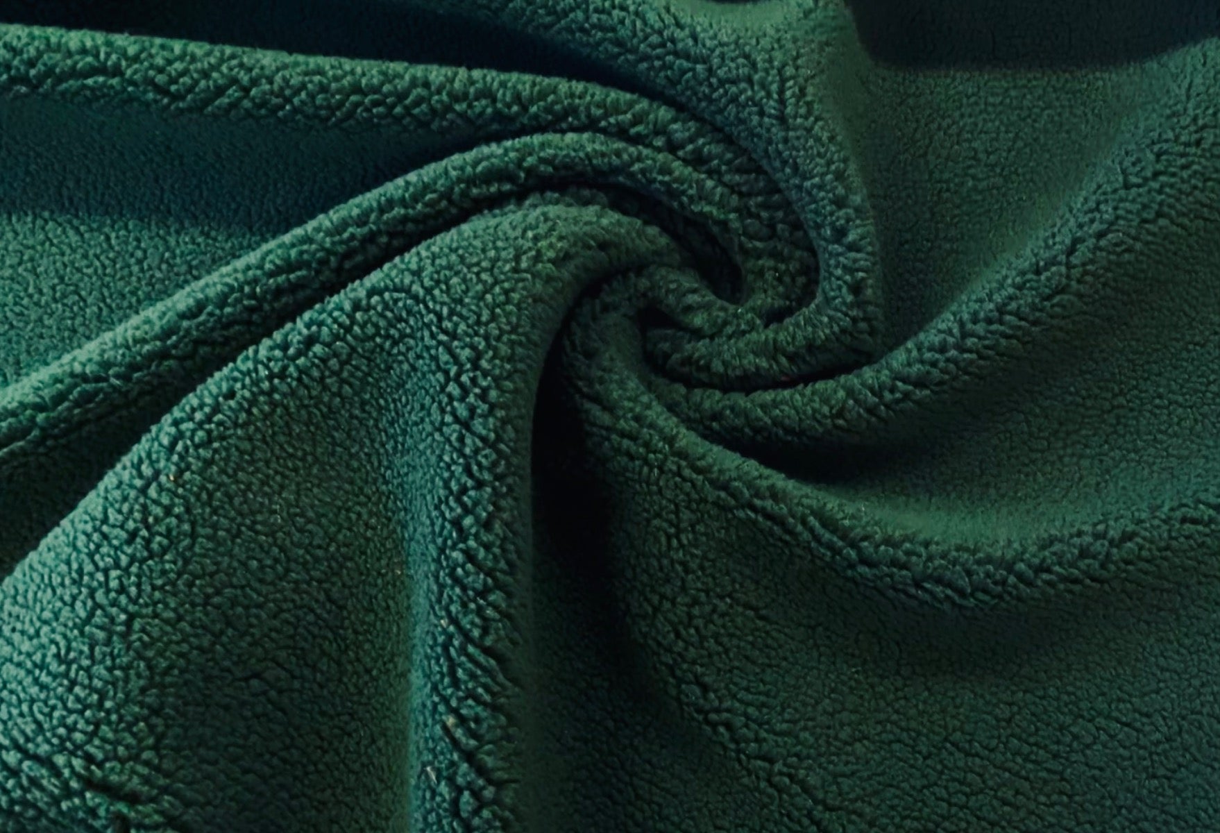 Recycled Luxury Sherpa Fleece Tex Ex 2693 Bottle Green