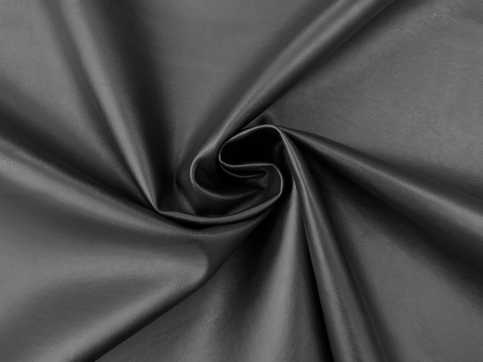 Black Leatherette Fabric