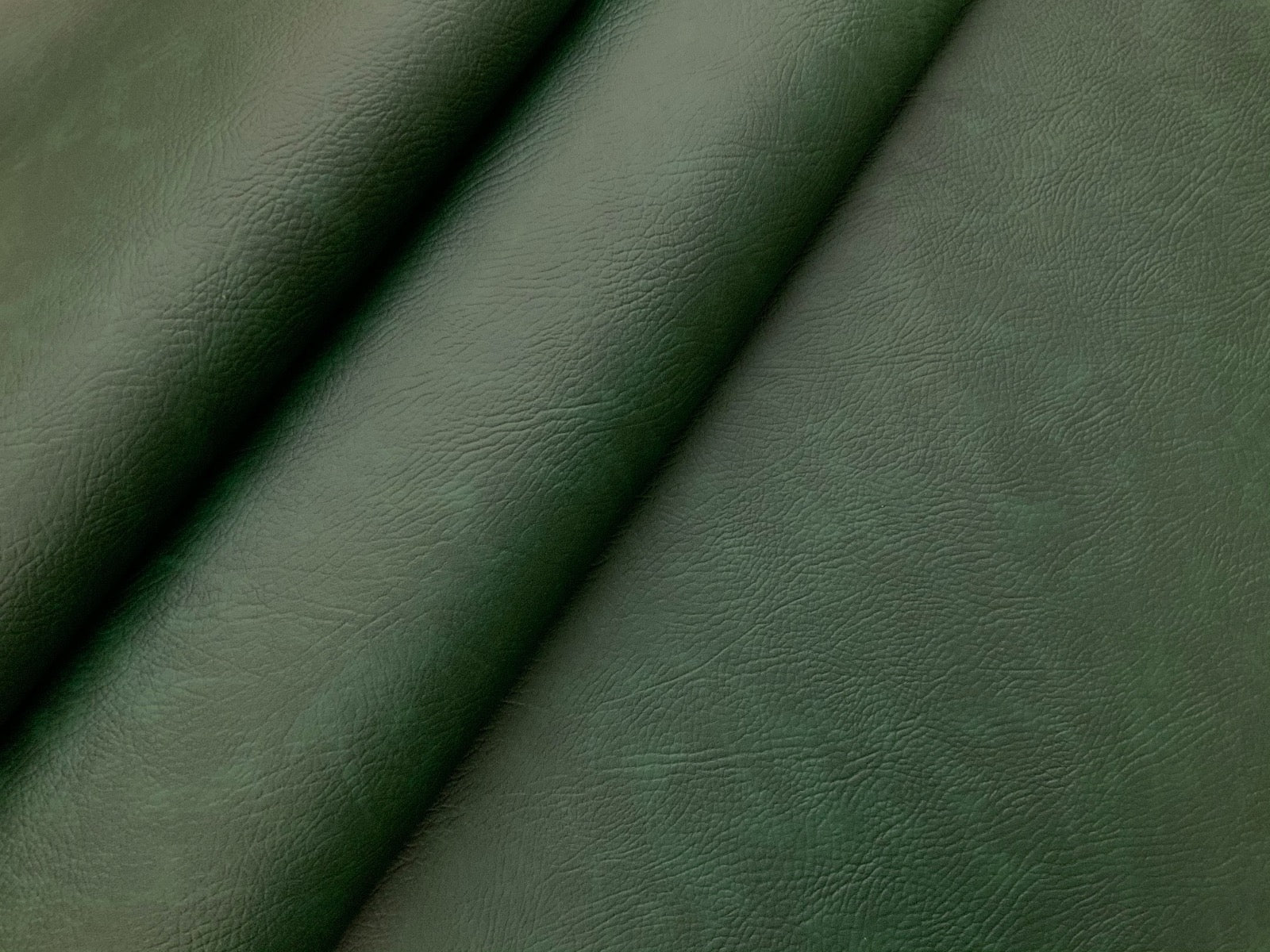 Flame Retardant Faux Leatherette Fabric Bottle Green
