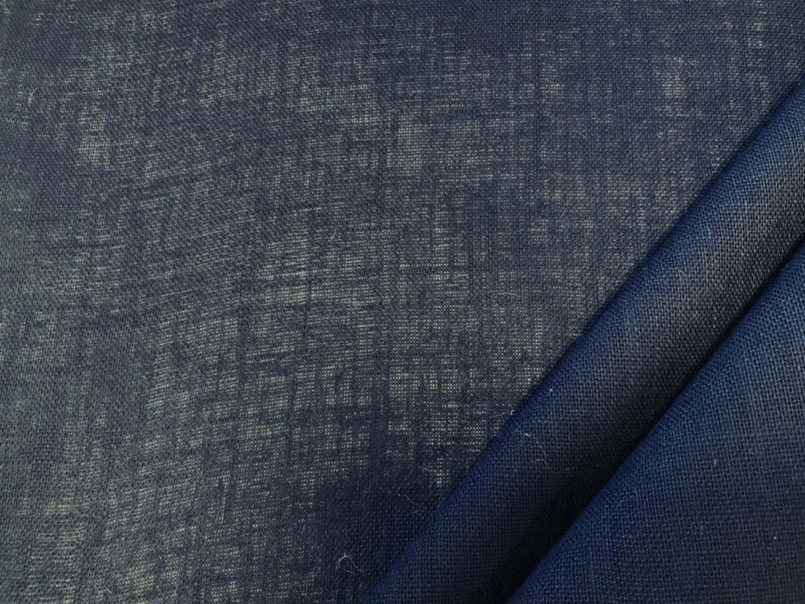 Tex Ex 2683 Navy Hessian Fabric