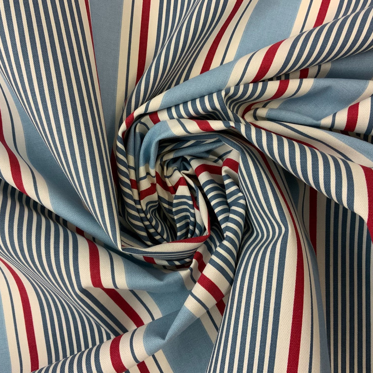 Clarke and Clarke Sail Stripe Marine