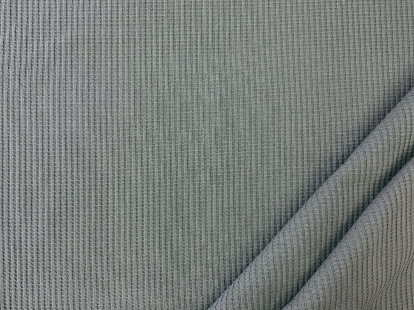 B372 Waffle Knit Jersey Sage