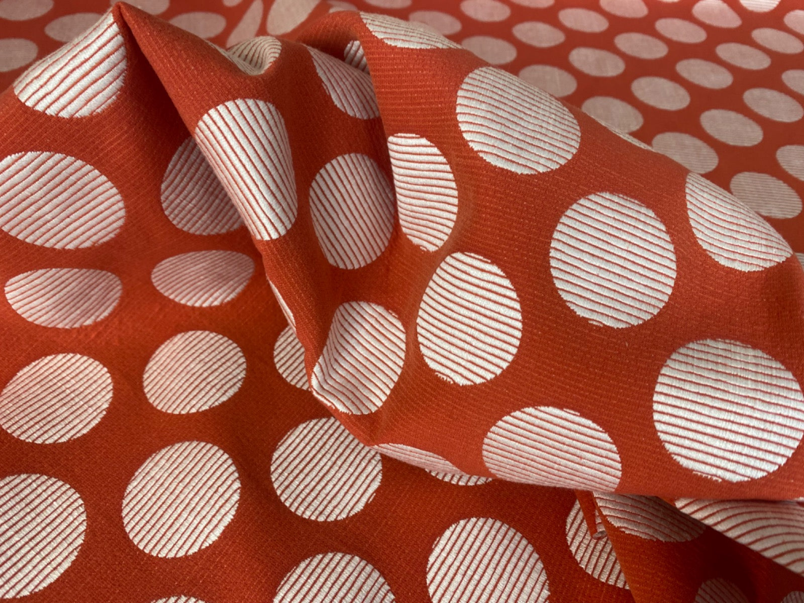 Tex Ex 2803 Pia Woven Spot Papaya