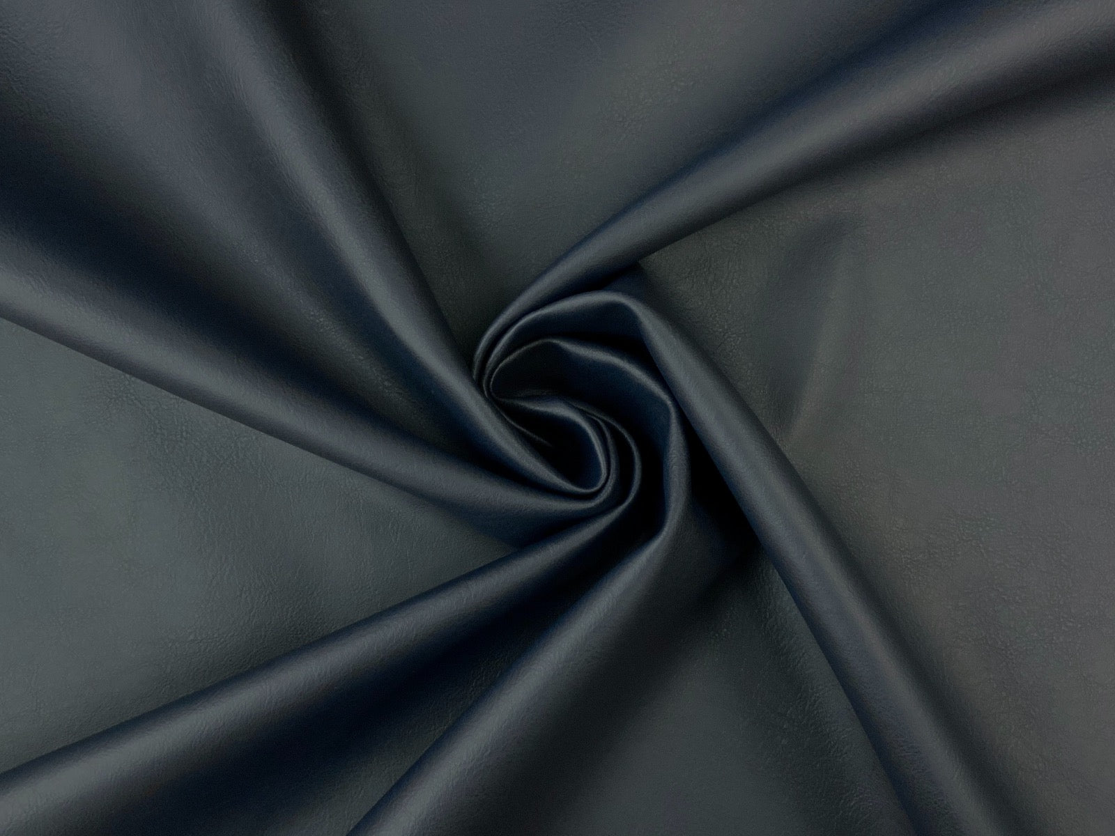 Navy Blue Leatherette Fabric