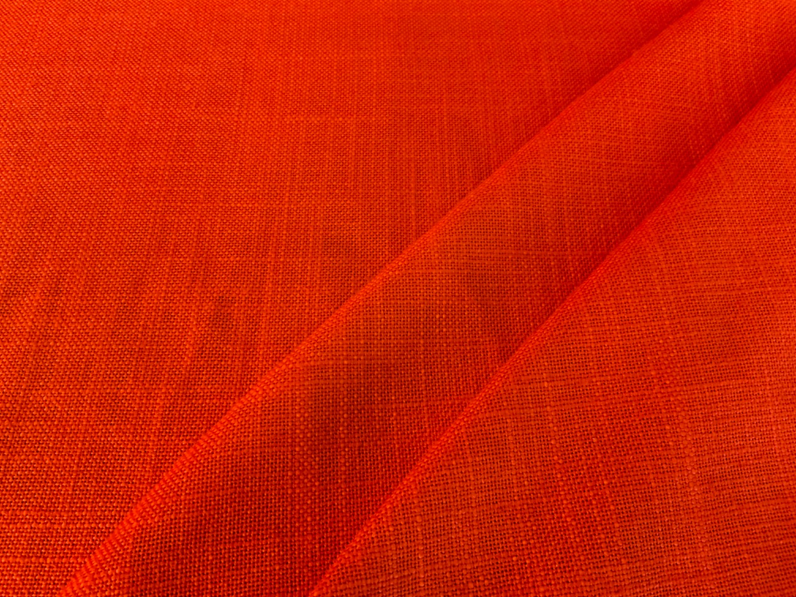 S245 Interiors Soft Drape Linen Tangerine