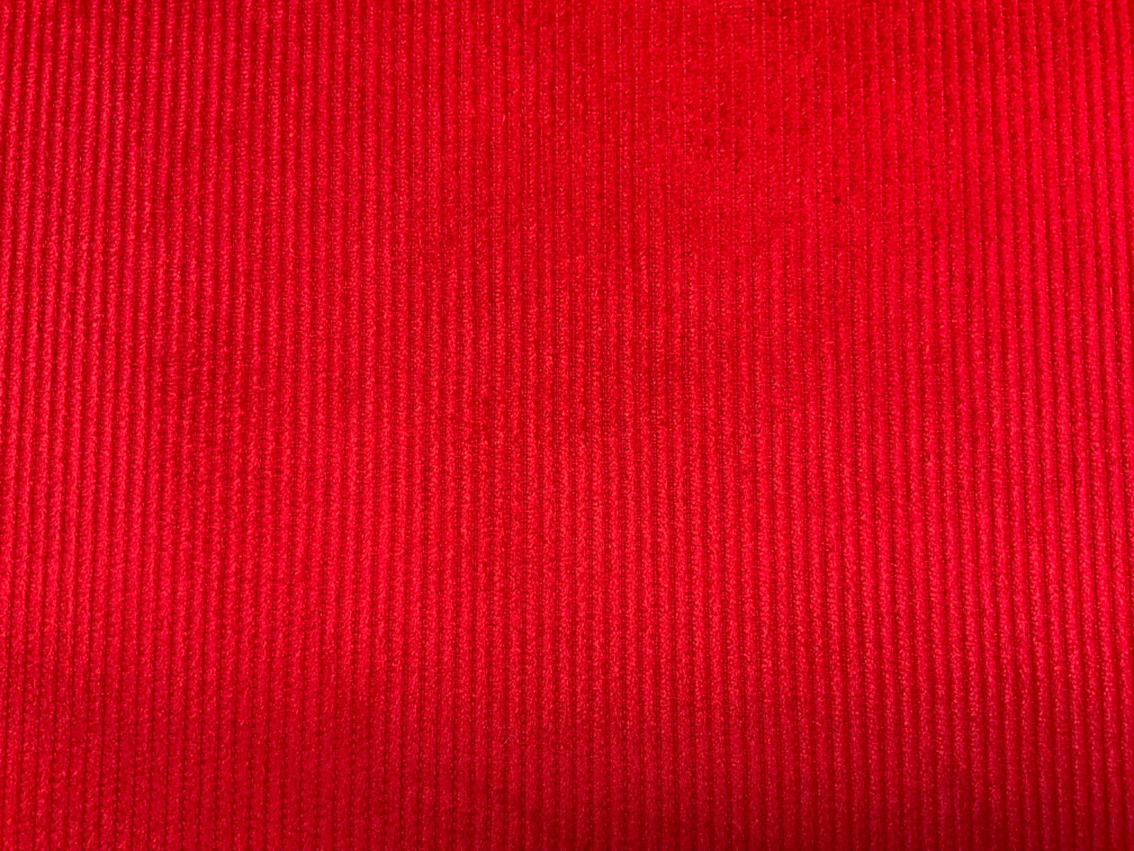 Red Cotton 8 Wale Corduroy