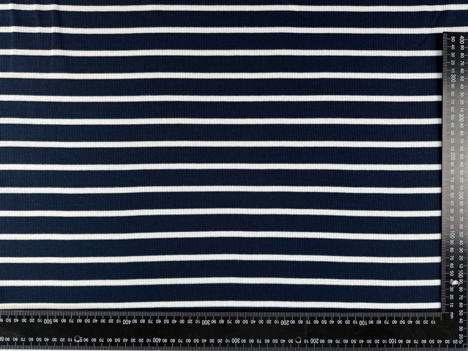W02 Stripey Rib Jersey Navy