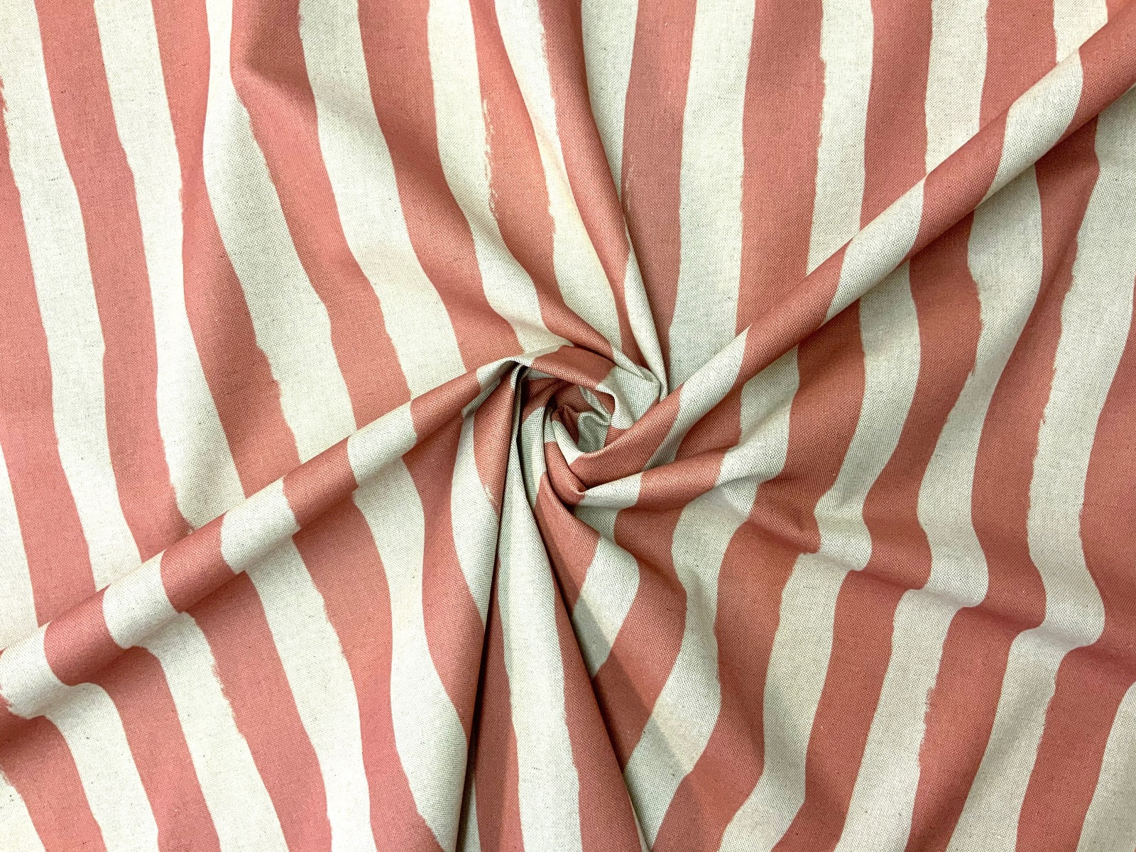 S92 Rose Linen Paint Stripe