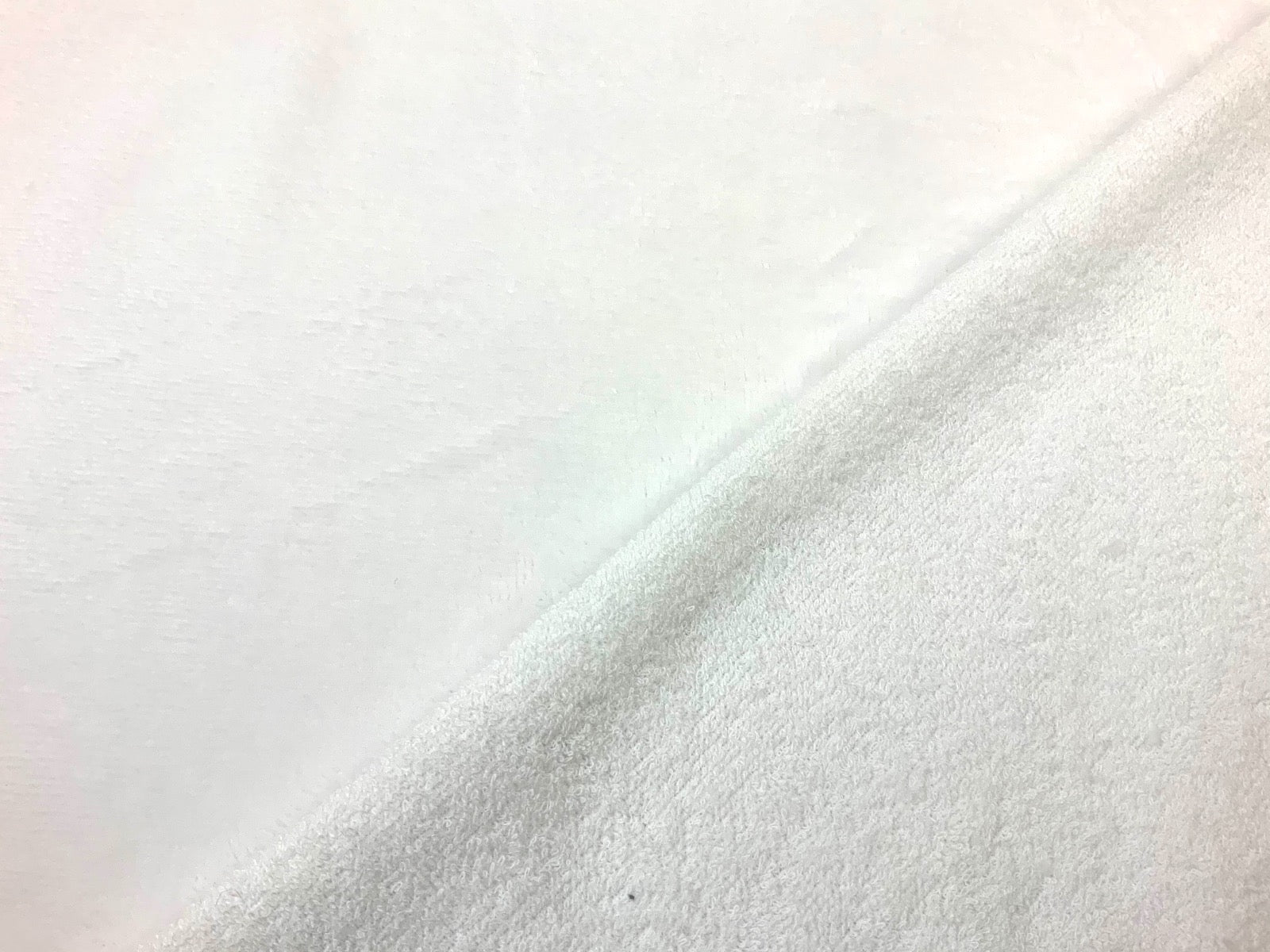 B327 NEW Bamboo Towelling White