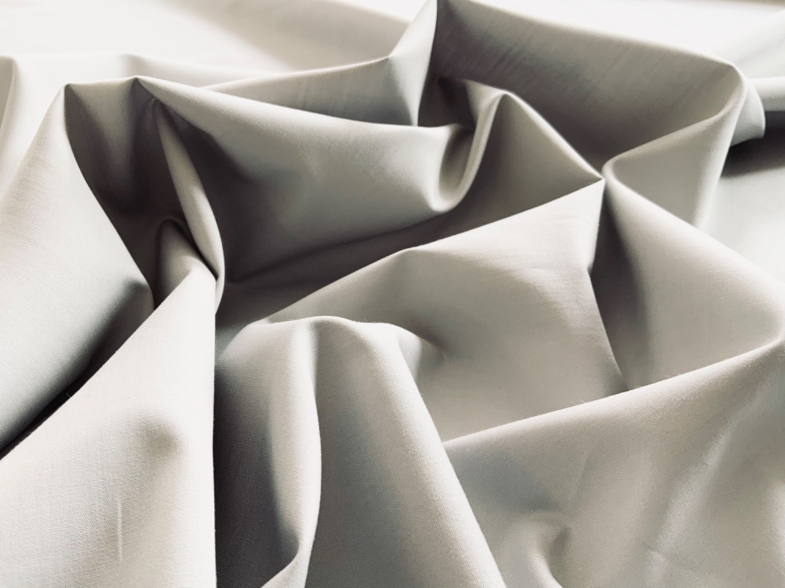 Plain Cotton Poplin Light Grey CP0001