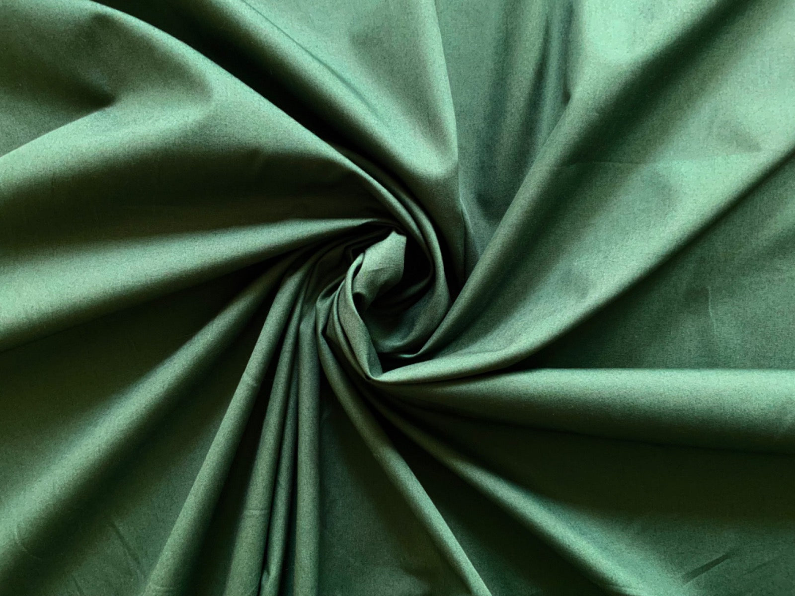 Plain Cotton Poplin Bottle Green CP0001