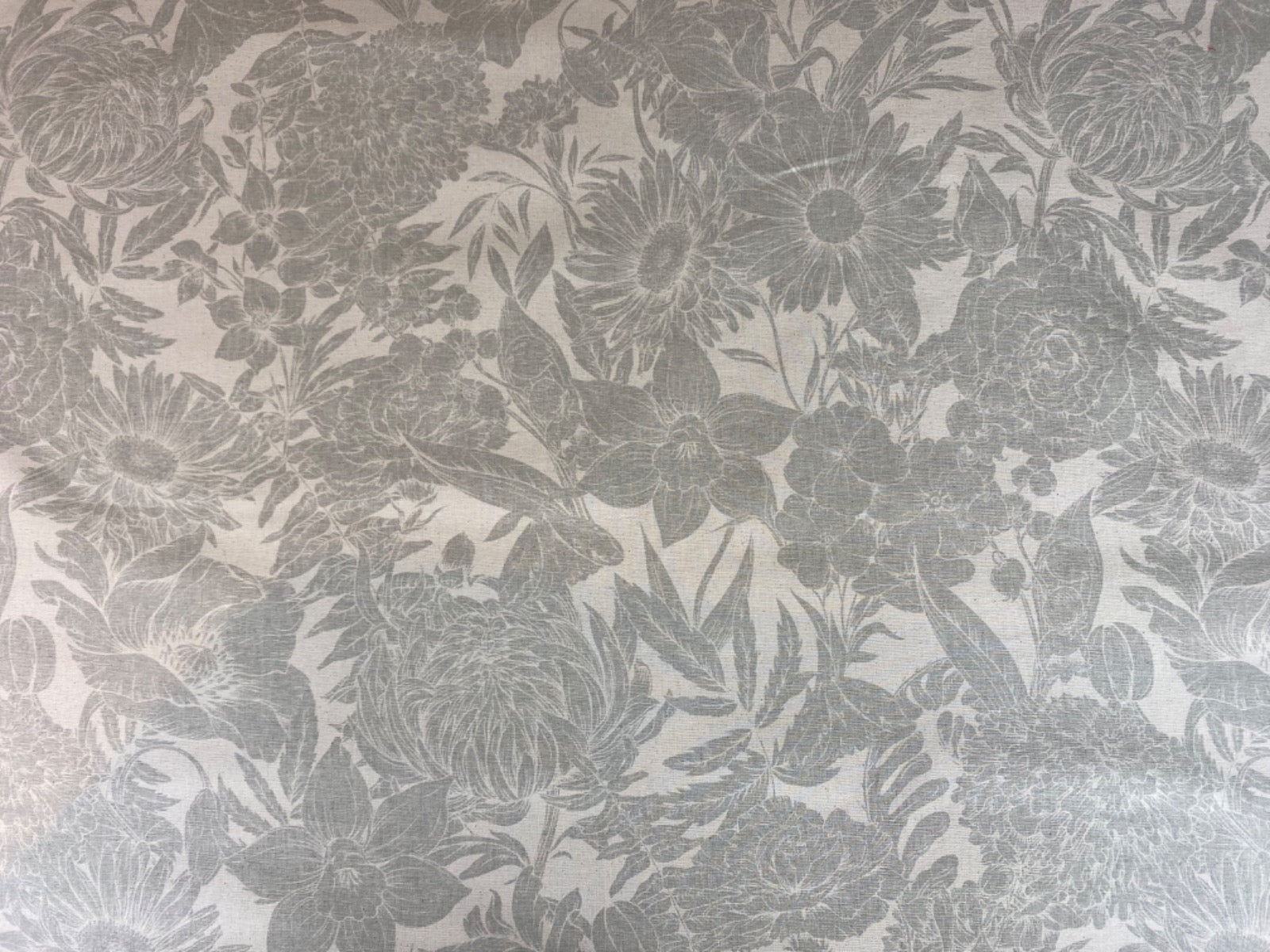 Vintage Flowers French Grey S257