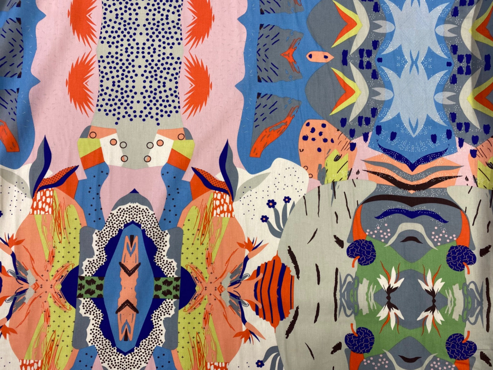 Tex Ex 2789 Multi Abstract Mirror Prints