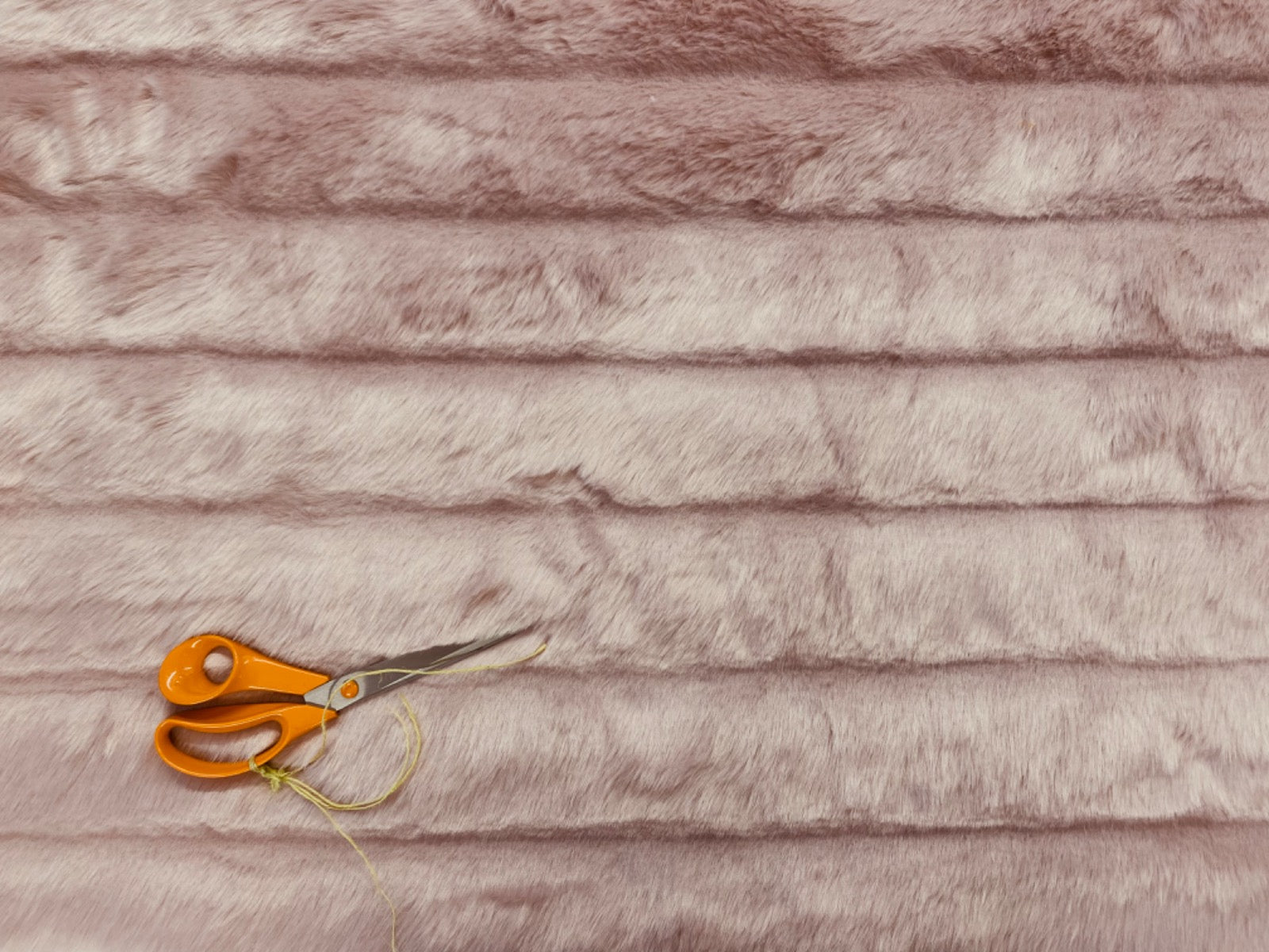 Tex Ex 2684 Luxury Stripe Blush Faux Fur