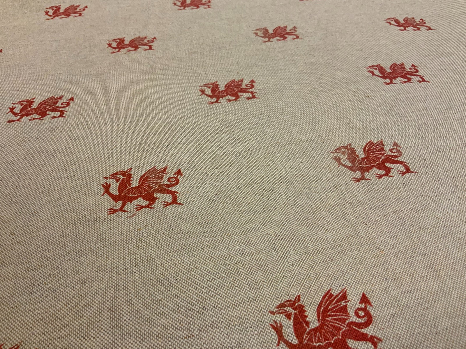 Welsh dragon stamp Oilcloth S63