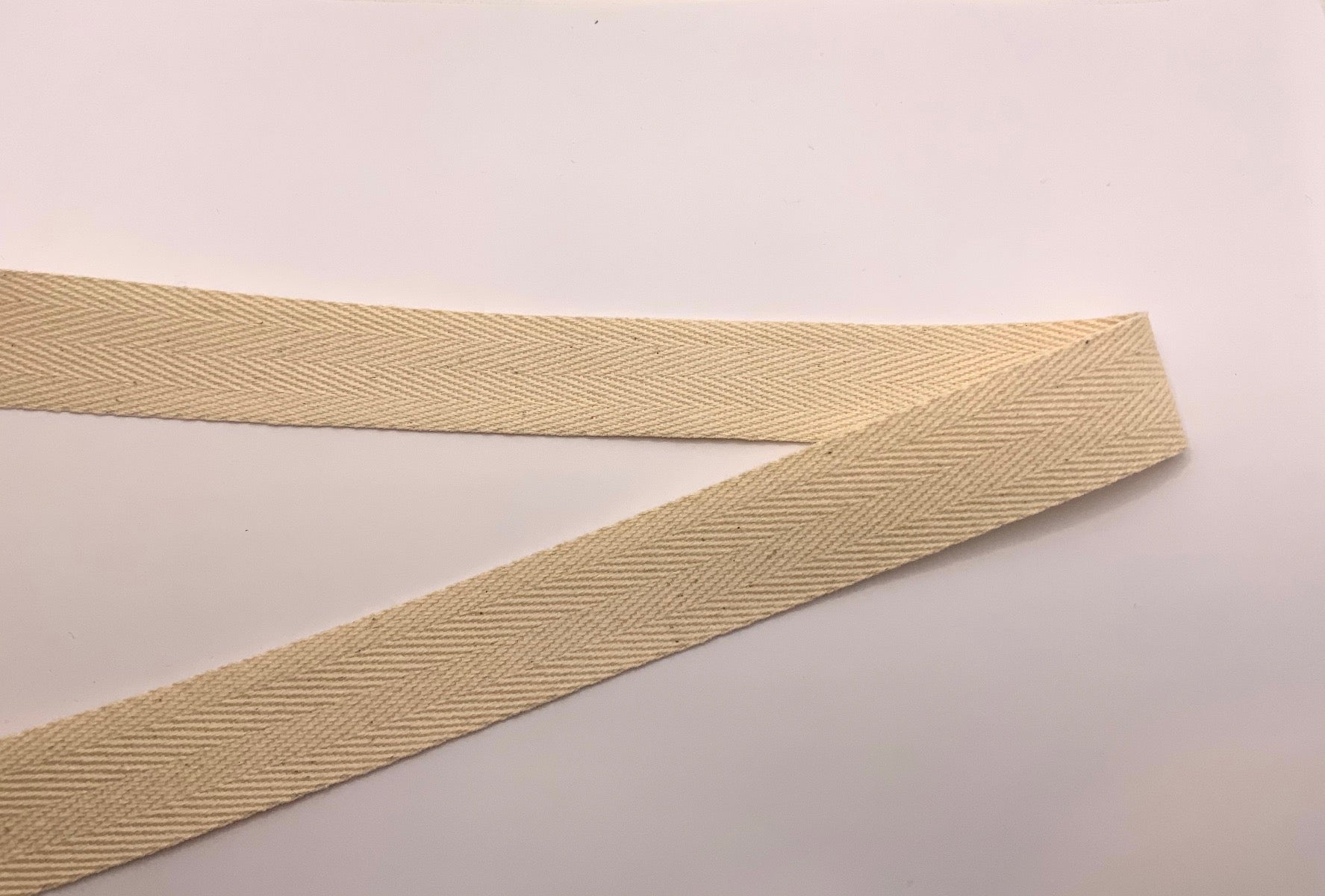 1" Cotton Tape Natural