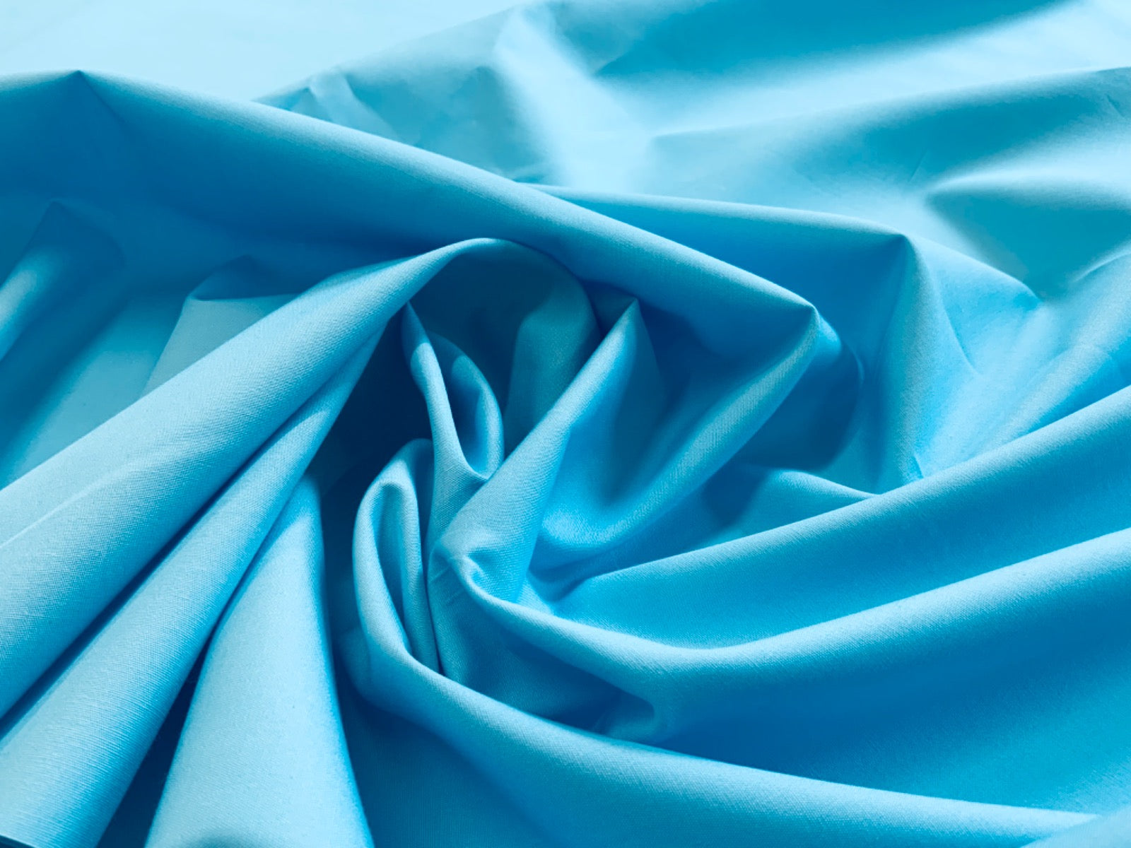 Plain Cotton Poplin Sky CP0001