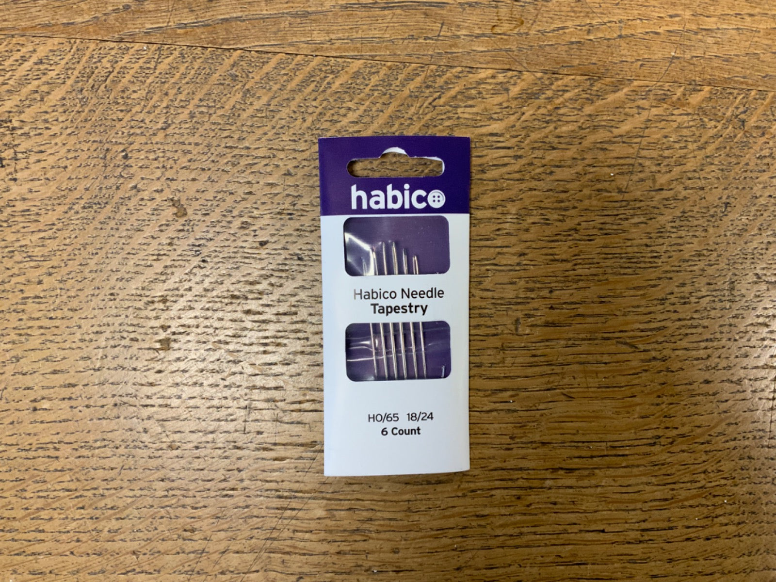 Habico Tapestry Needles Pack of 6 Assorted No 18-24