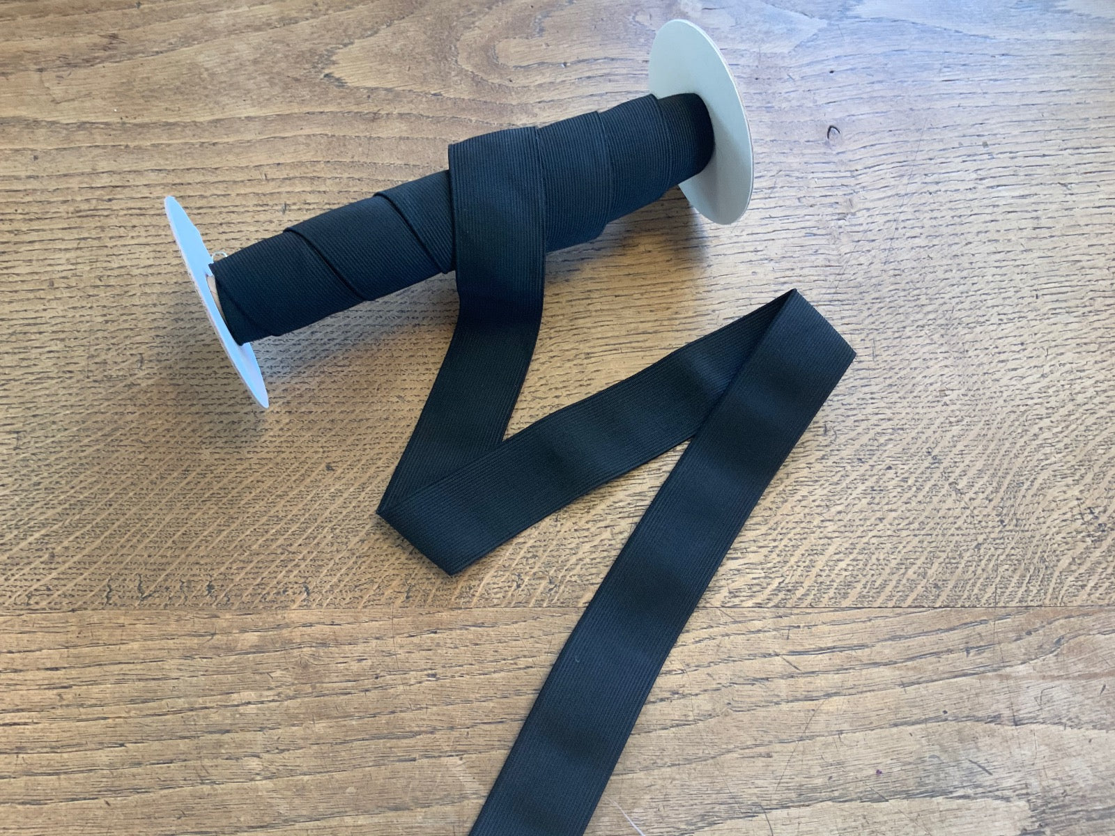 1.5 Inch 38mm Black Elastic Stretch Trim Haberdashery