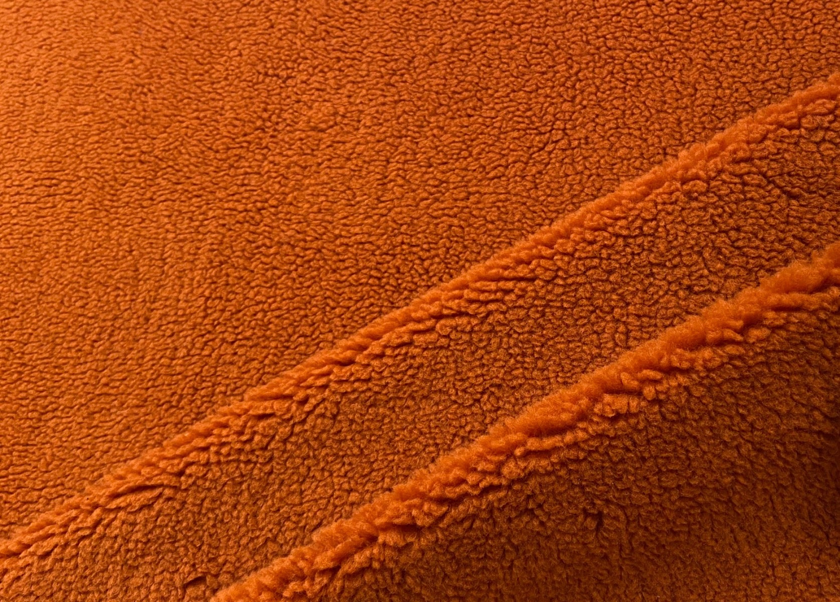 Recycled Luxury Sherpa Fleece Tex Ex 2694 Orange
