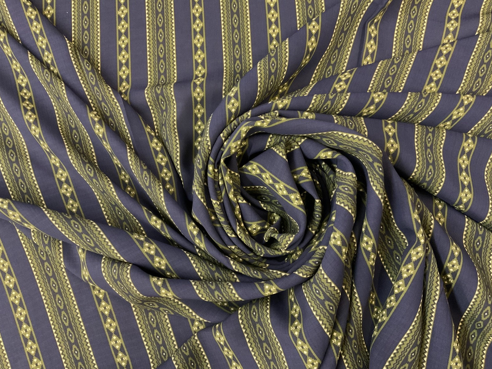 F217 Aztec Tribal Stripe Navy