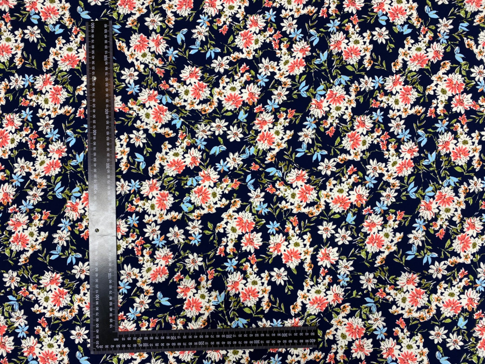 C720 Pippa Cotton Poplin Navy Multi