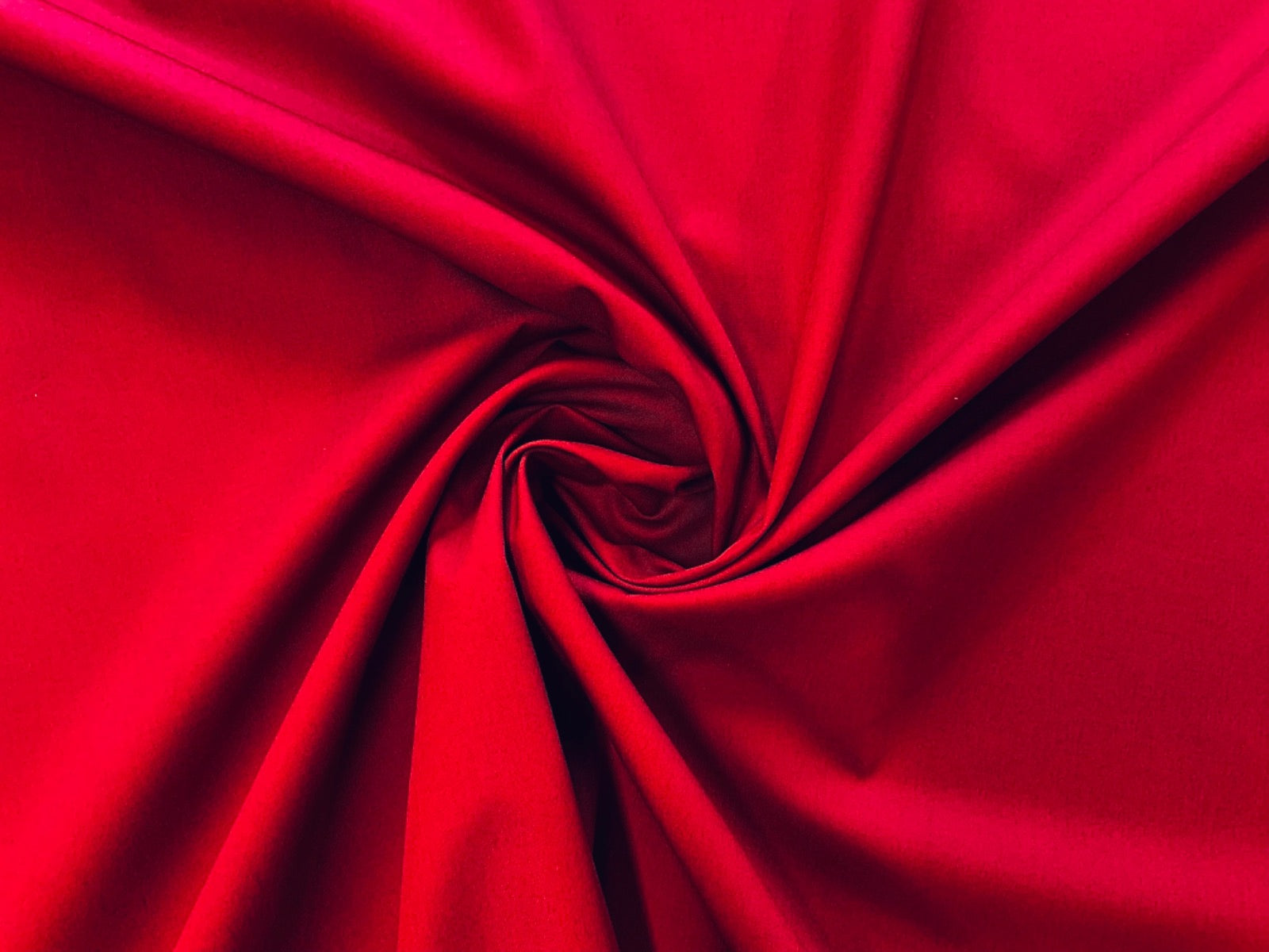 Plain Cotton Poplin Red CP0001