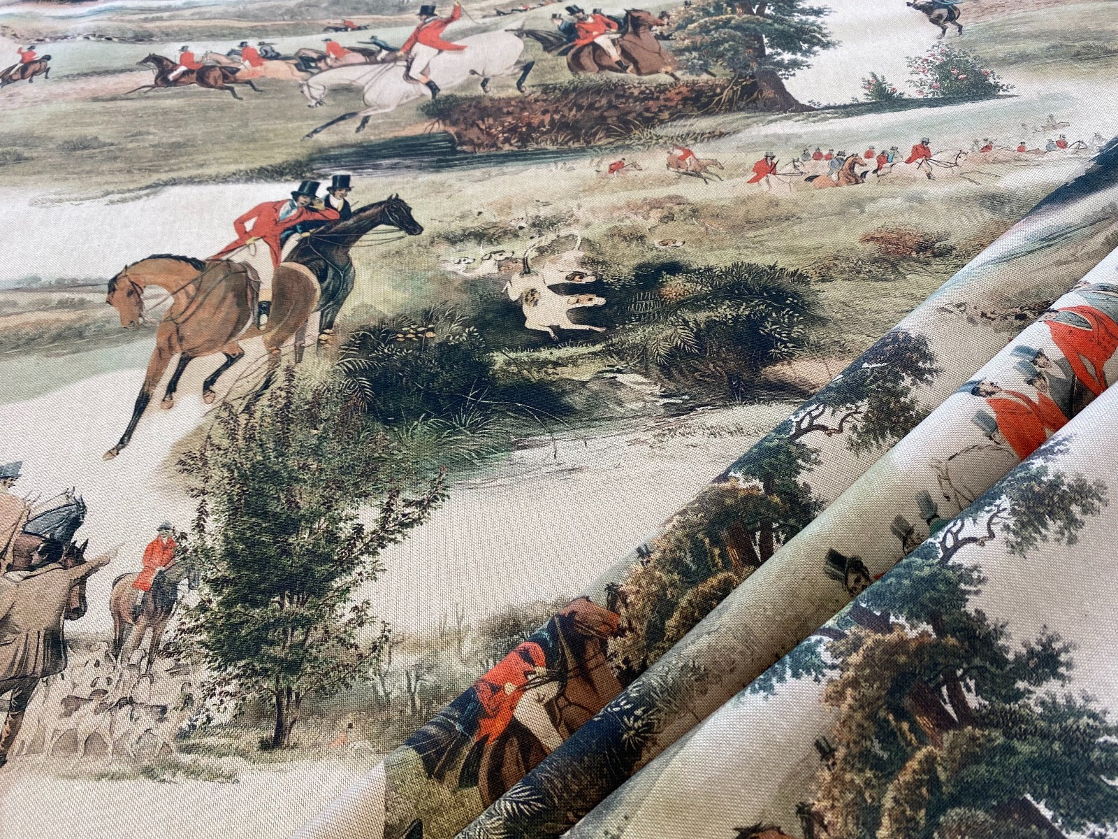 T397 Vintage Hunt Linen