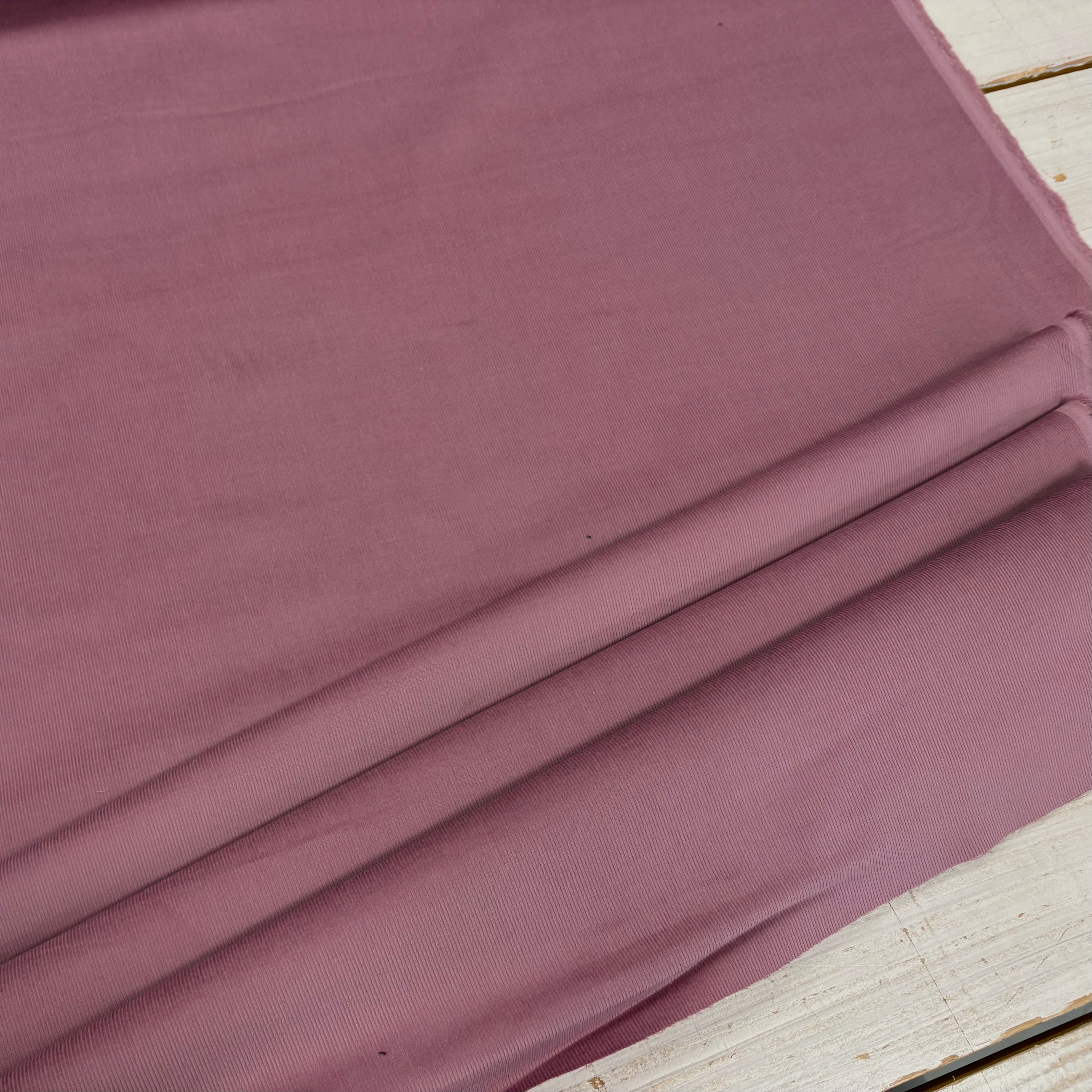 C847 21 Wale Needlecord Lavender Fabric Folded