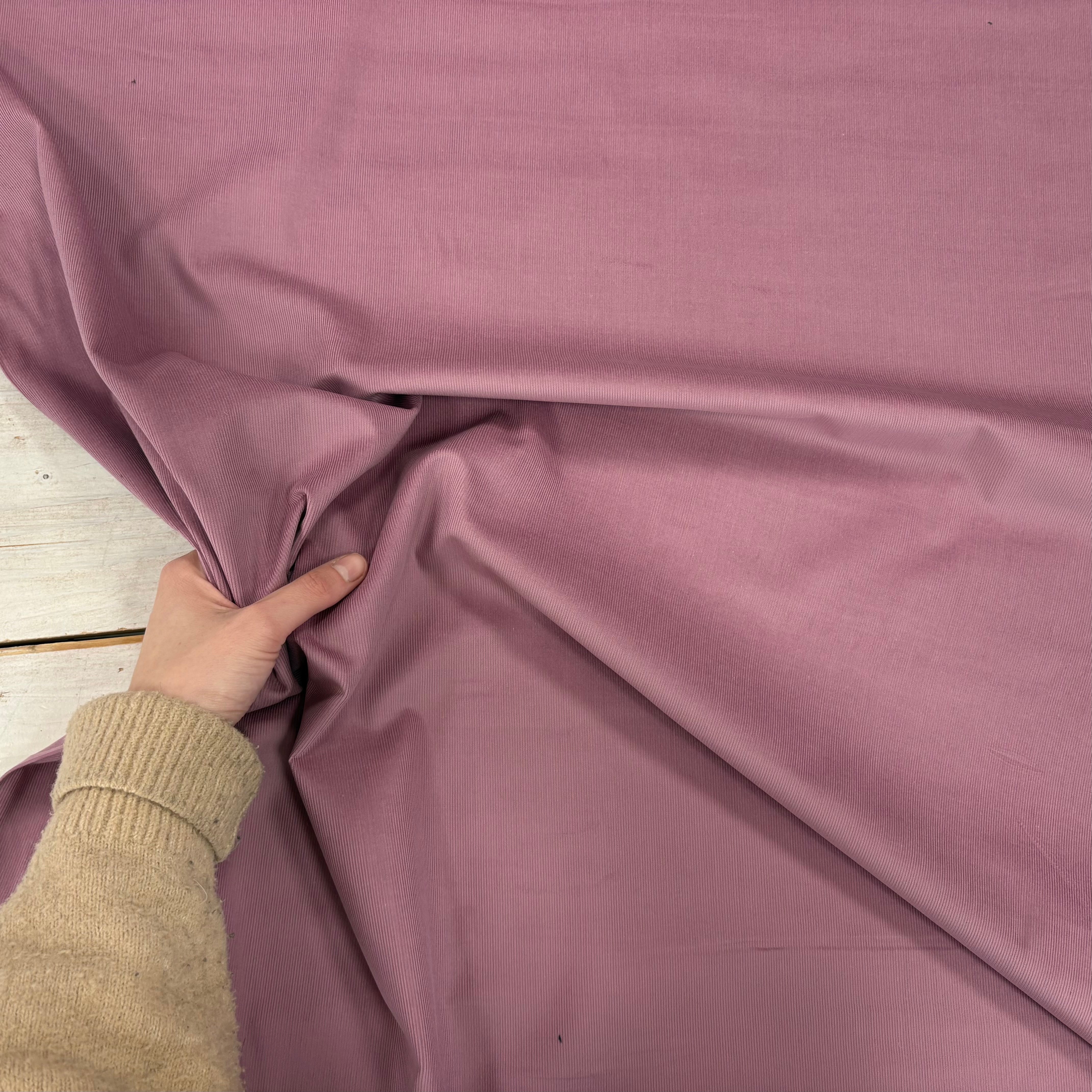 C847 21 Wale Needlecord Lavender Fabric Swatch