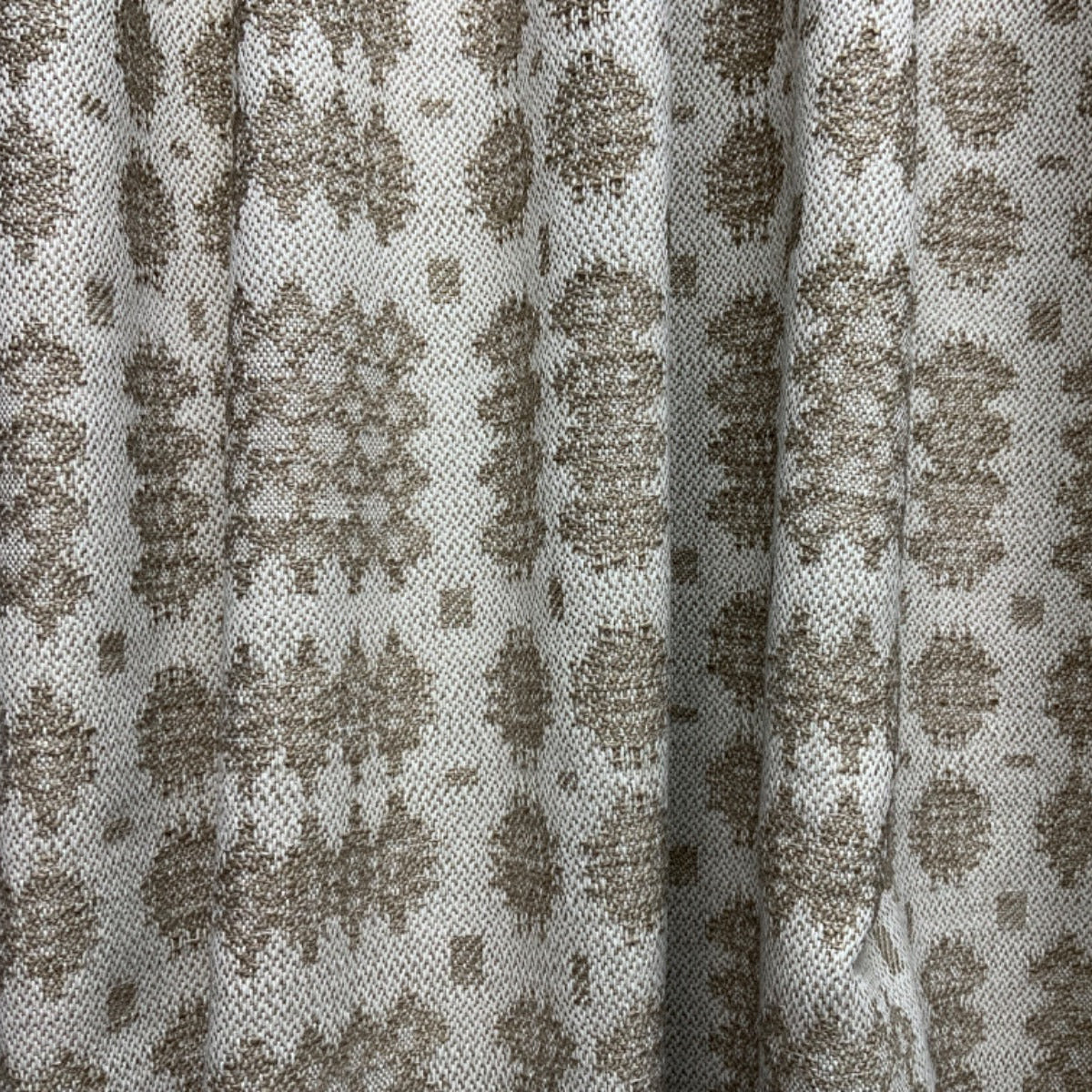 Cadair Welsh Blanket Rustic Weave Natural S271 Fabric Gathered