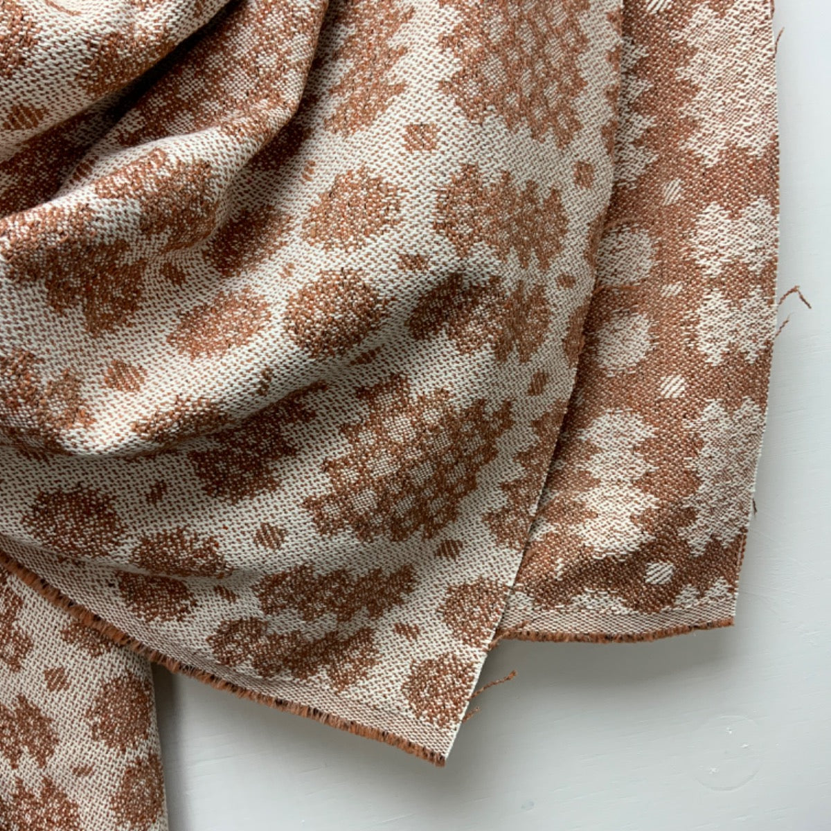 Cadair Welsh Blanket Rustic Weave Rust S273 Fabric