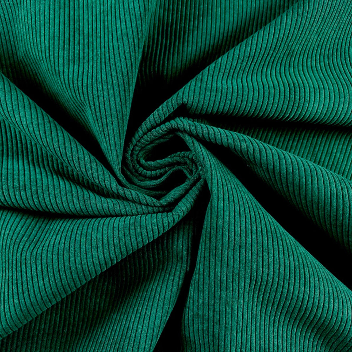 Chunky 5 Wale Cord Forest H335 | Textile Express | Corduroy Fabric