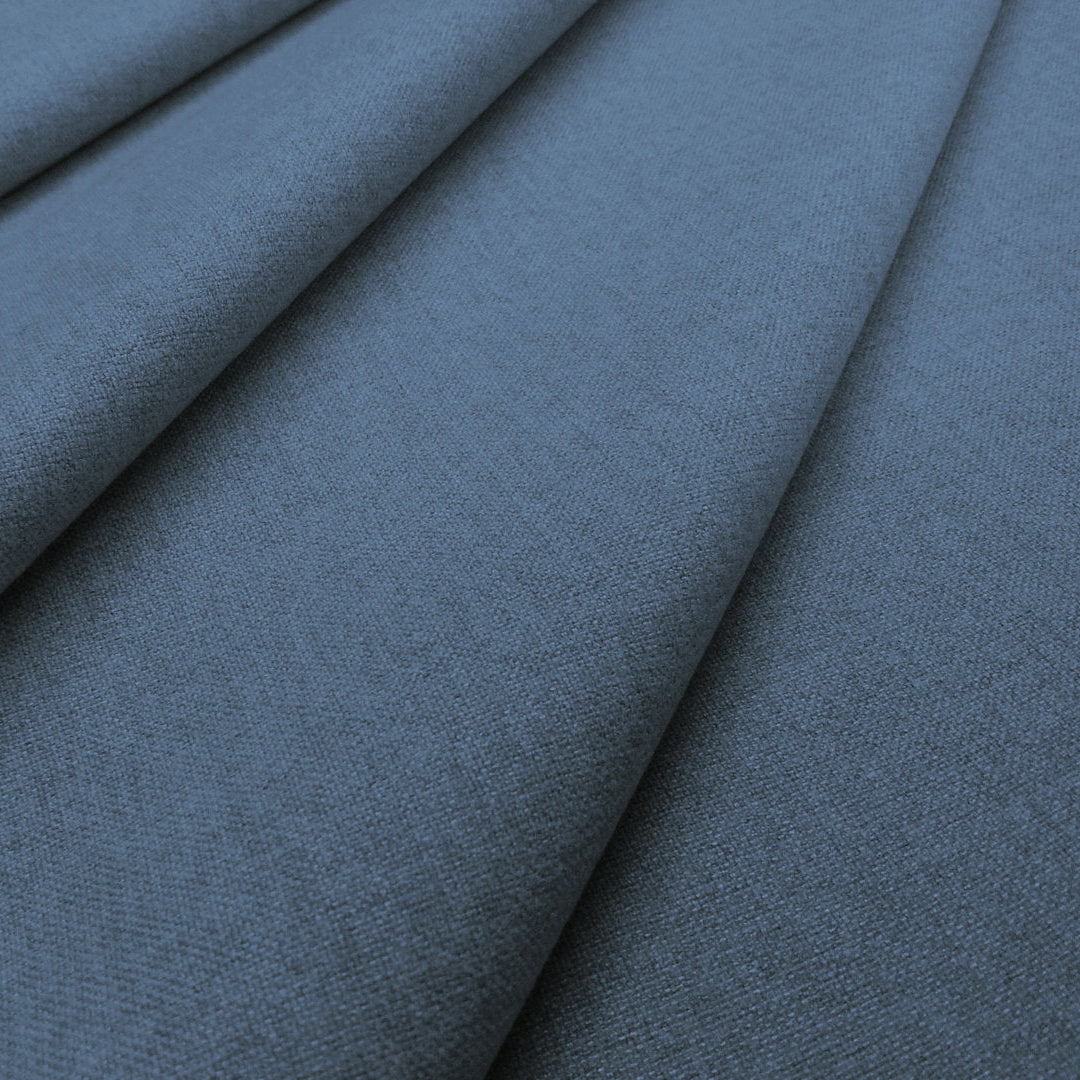 clarke and Clarke highlander denim blue fabric swatch