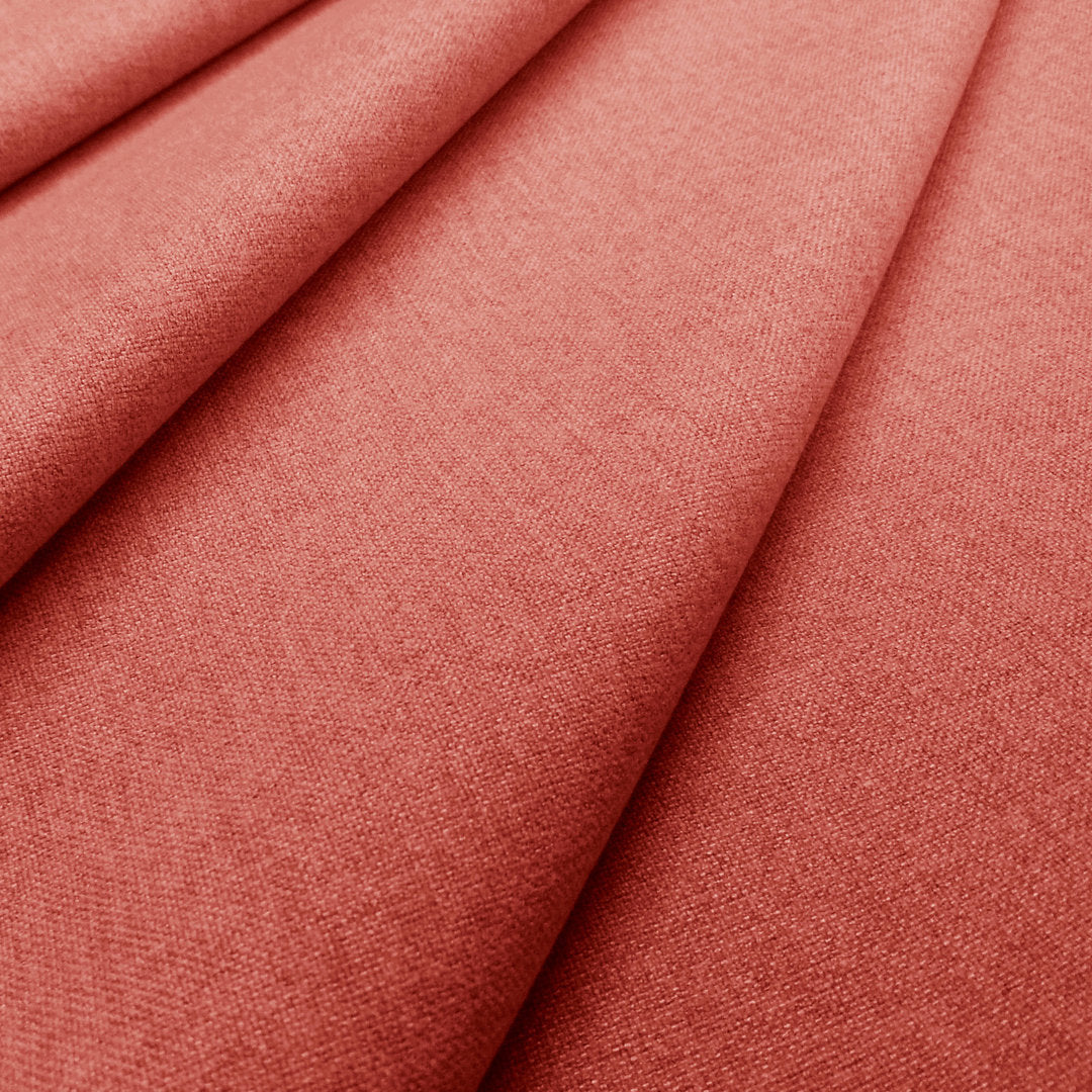 Clarke and Clarke highlander garnet rose pink fabric swatch