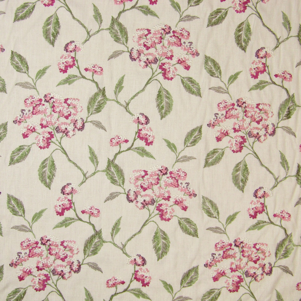 Clarke & Clarke Summerby Raspberry Fabric