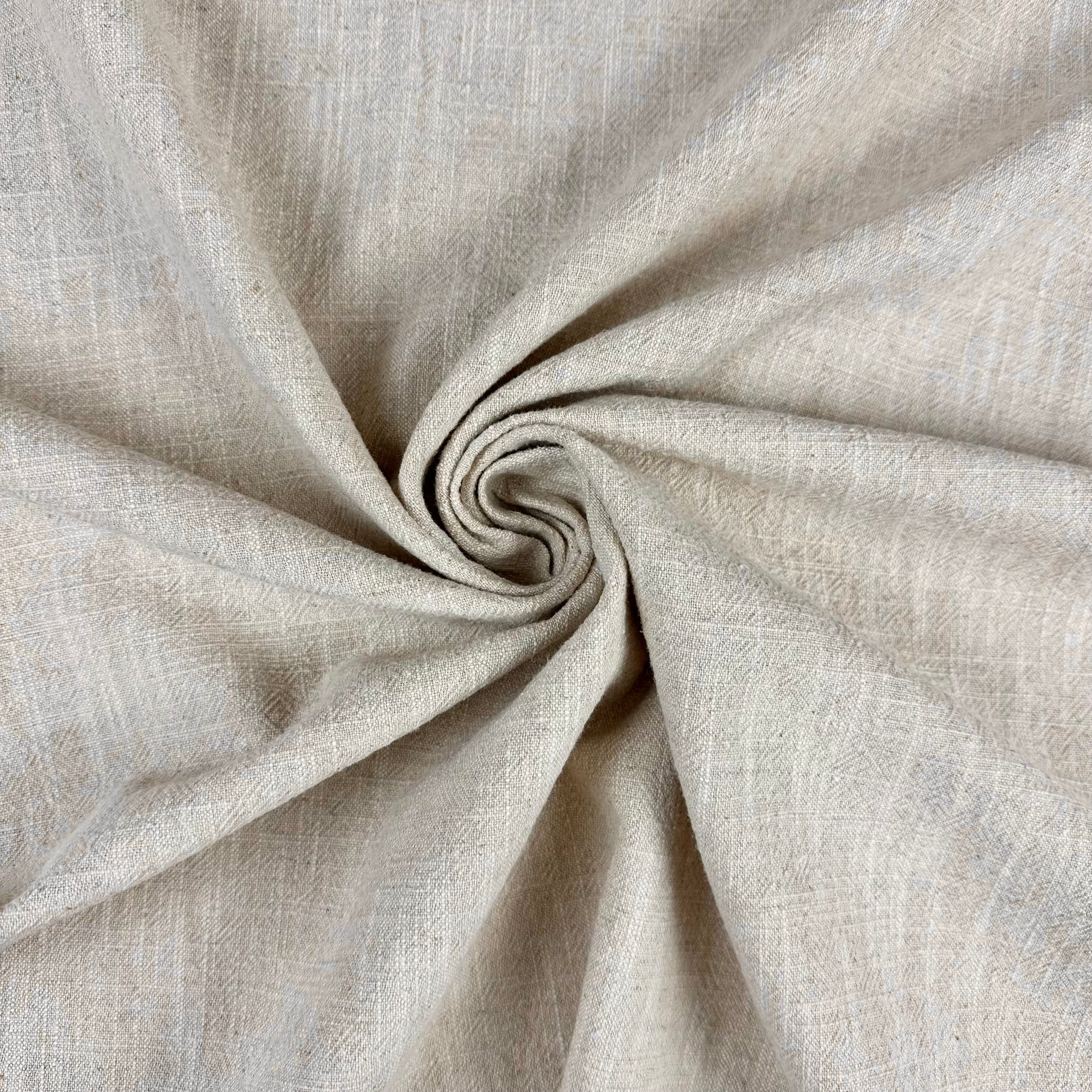 Textured Washed Linen Natural T564