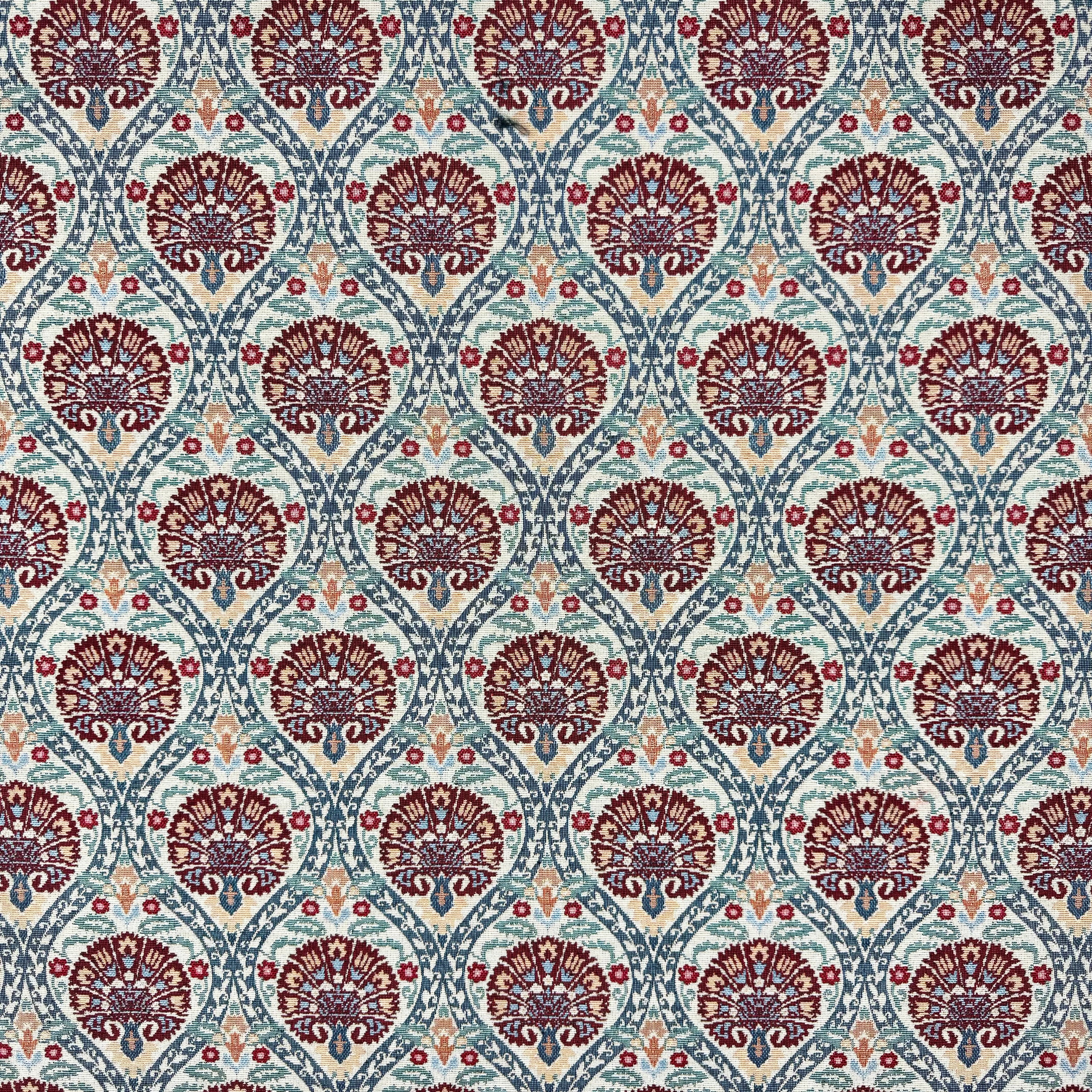 S304 Floral Fan Tapestry Multi