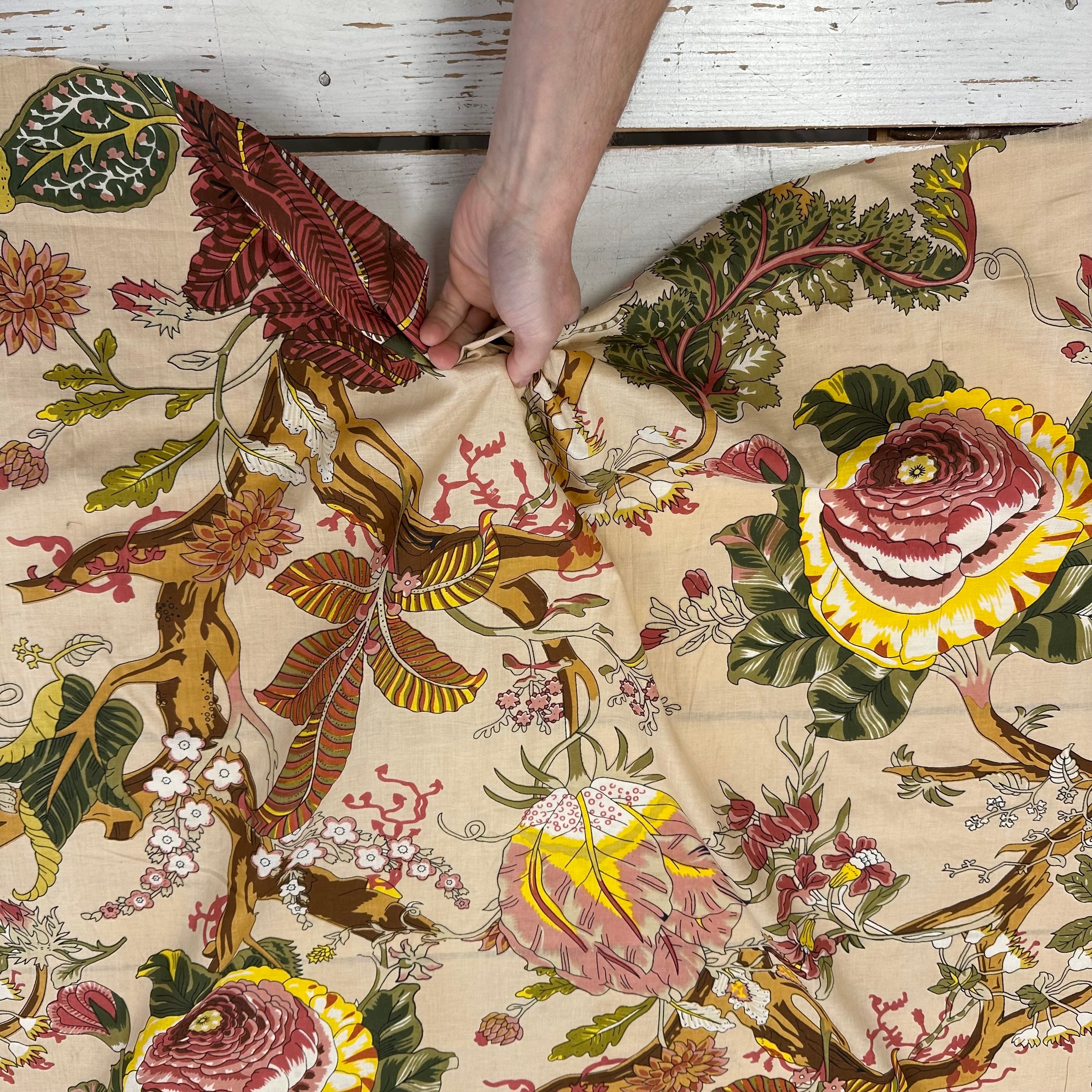 Bold Blooms Indian Print Clay Tex Ex 2998