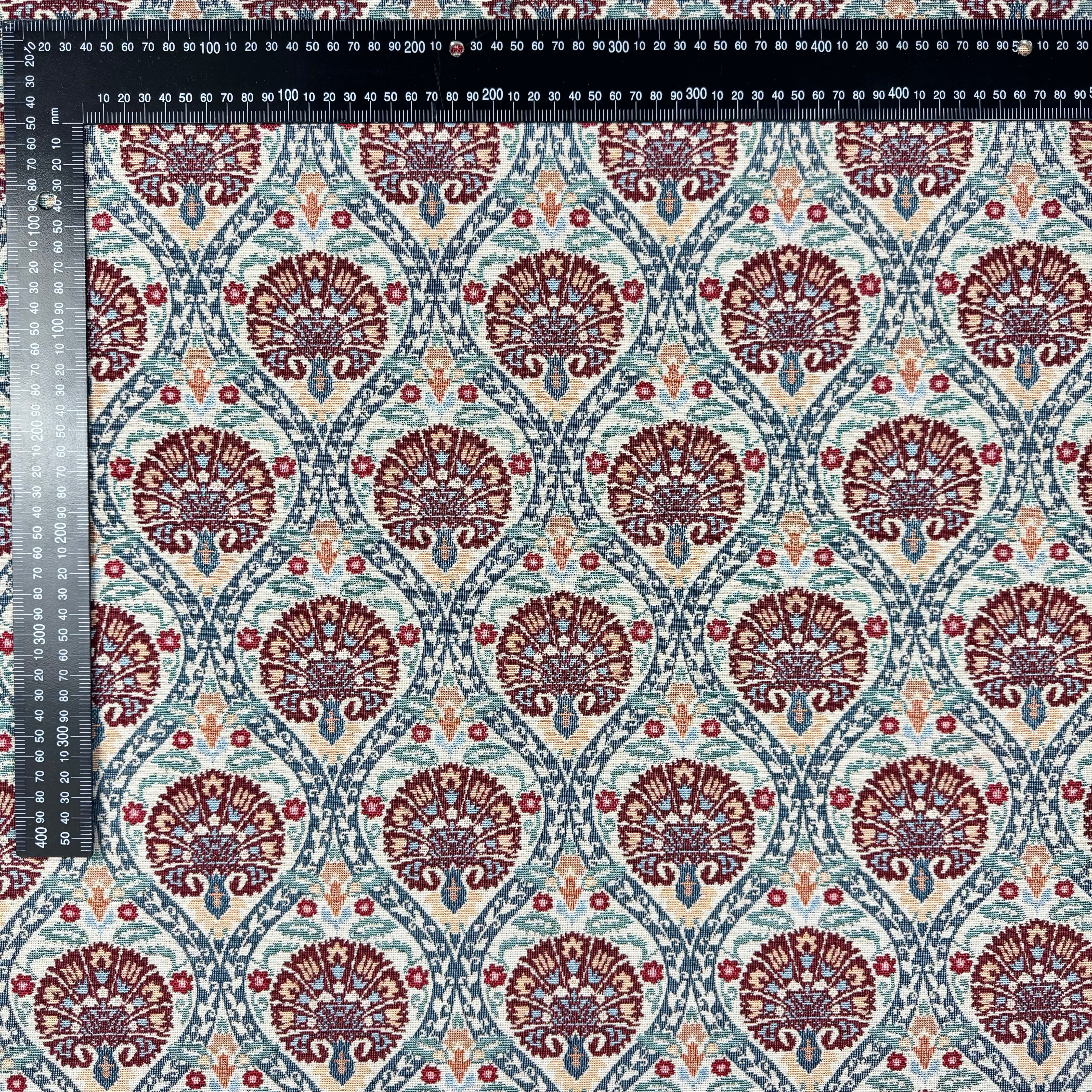 S304 Floral Fan Tapestry Multi