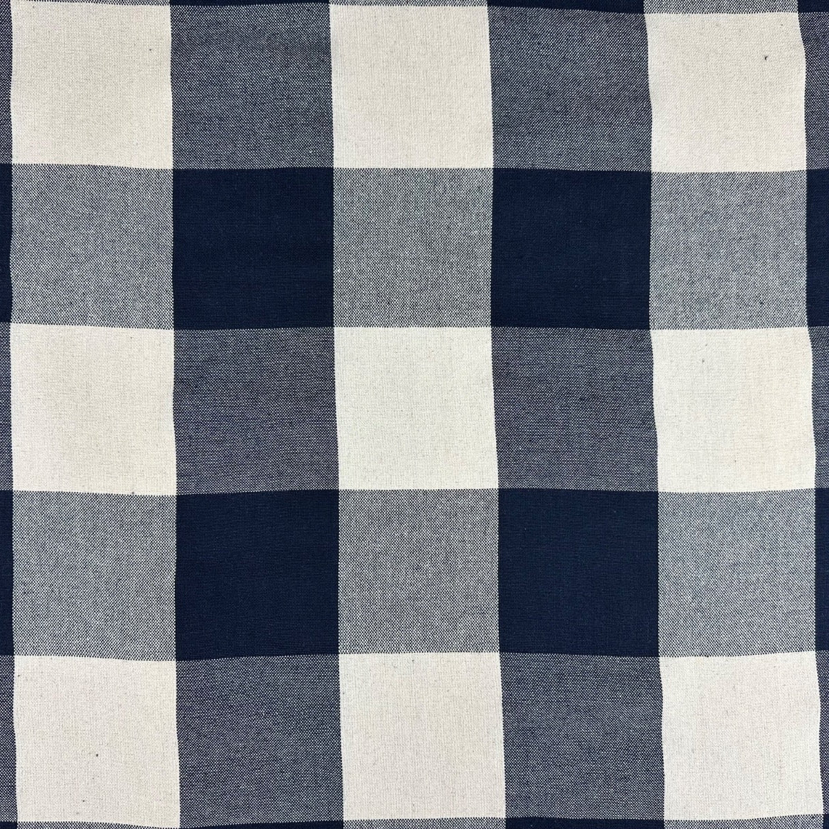 H394 Rustic Giant Gingham Navy