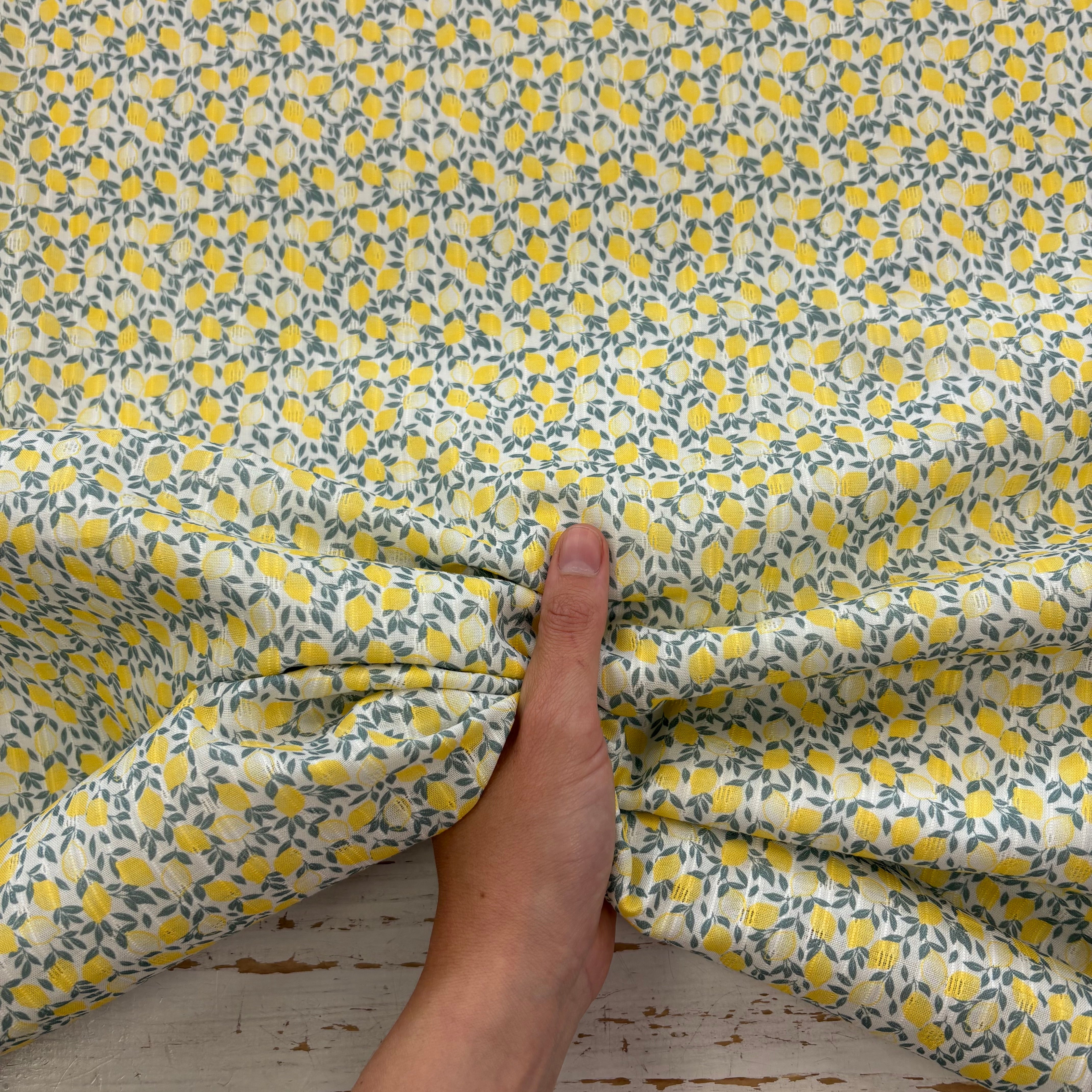Little lemon cotton dobby T572