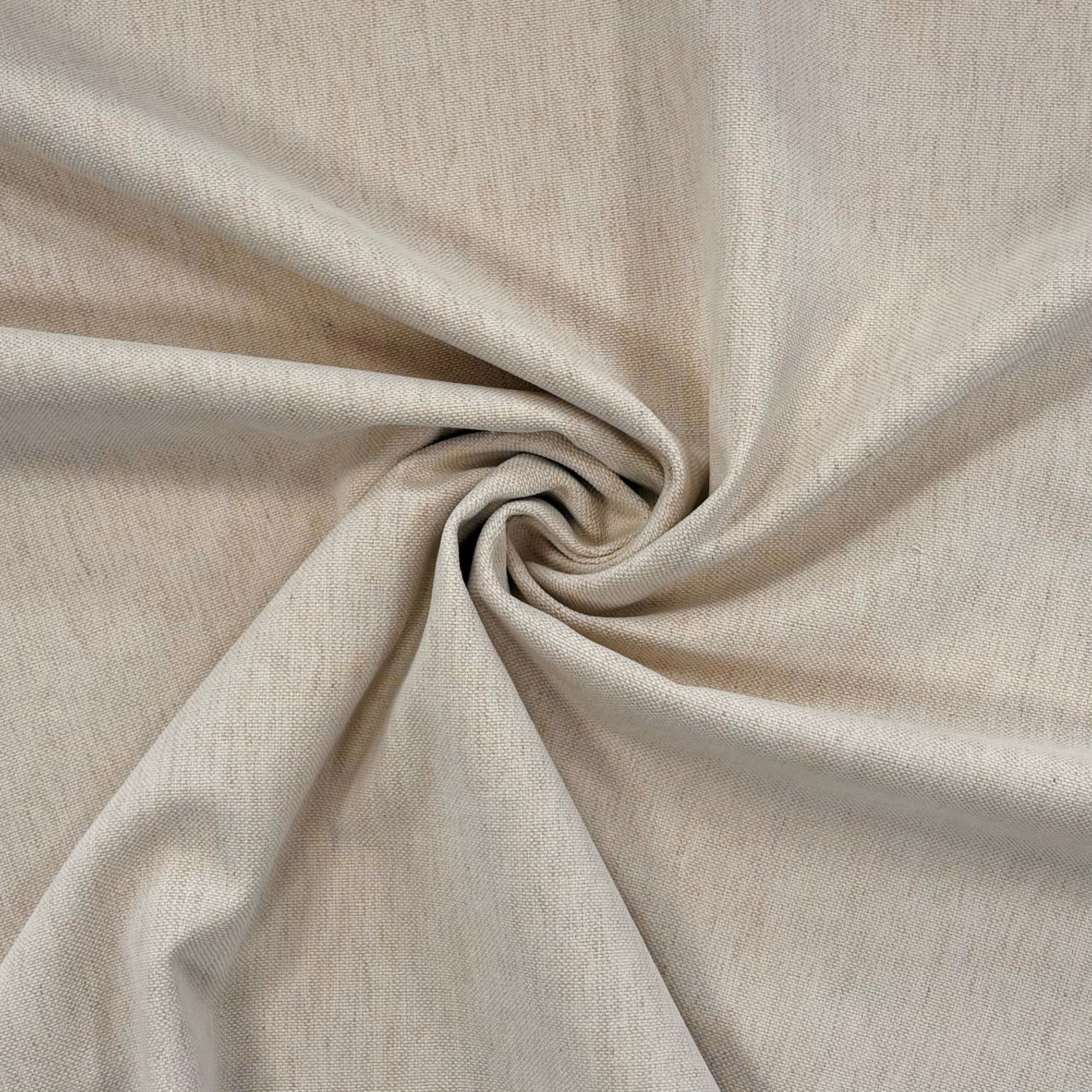 H440 Vintage matt upholstery chenille linen ivory
