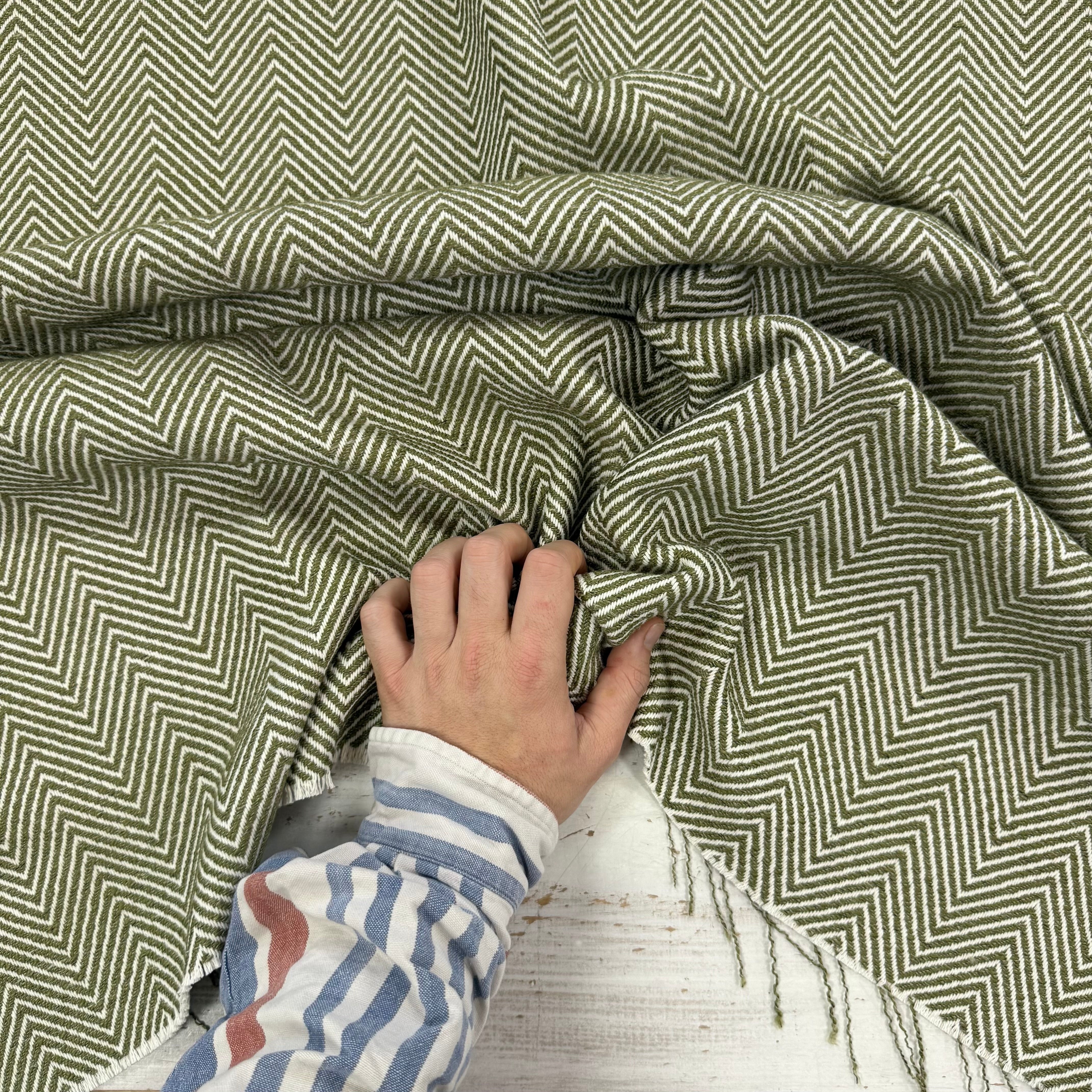 S299 Rosario Herringbone Matcha